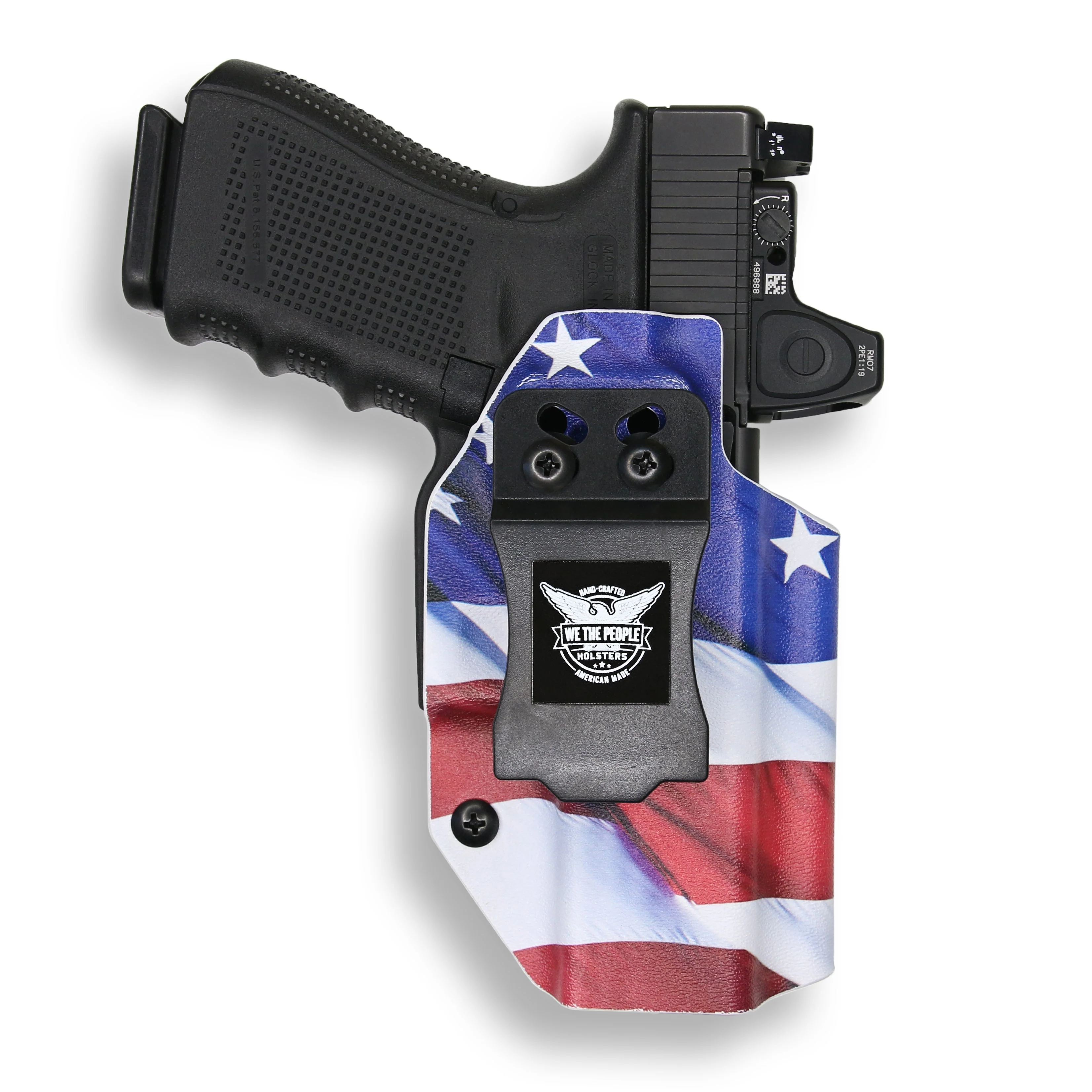 1911 5" Government 45ACP with Streamlight TLR-1/1S/HL Light Red Dot Optic Cut IWB Holster - Image 9