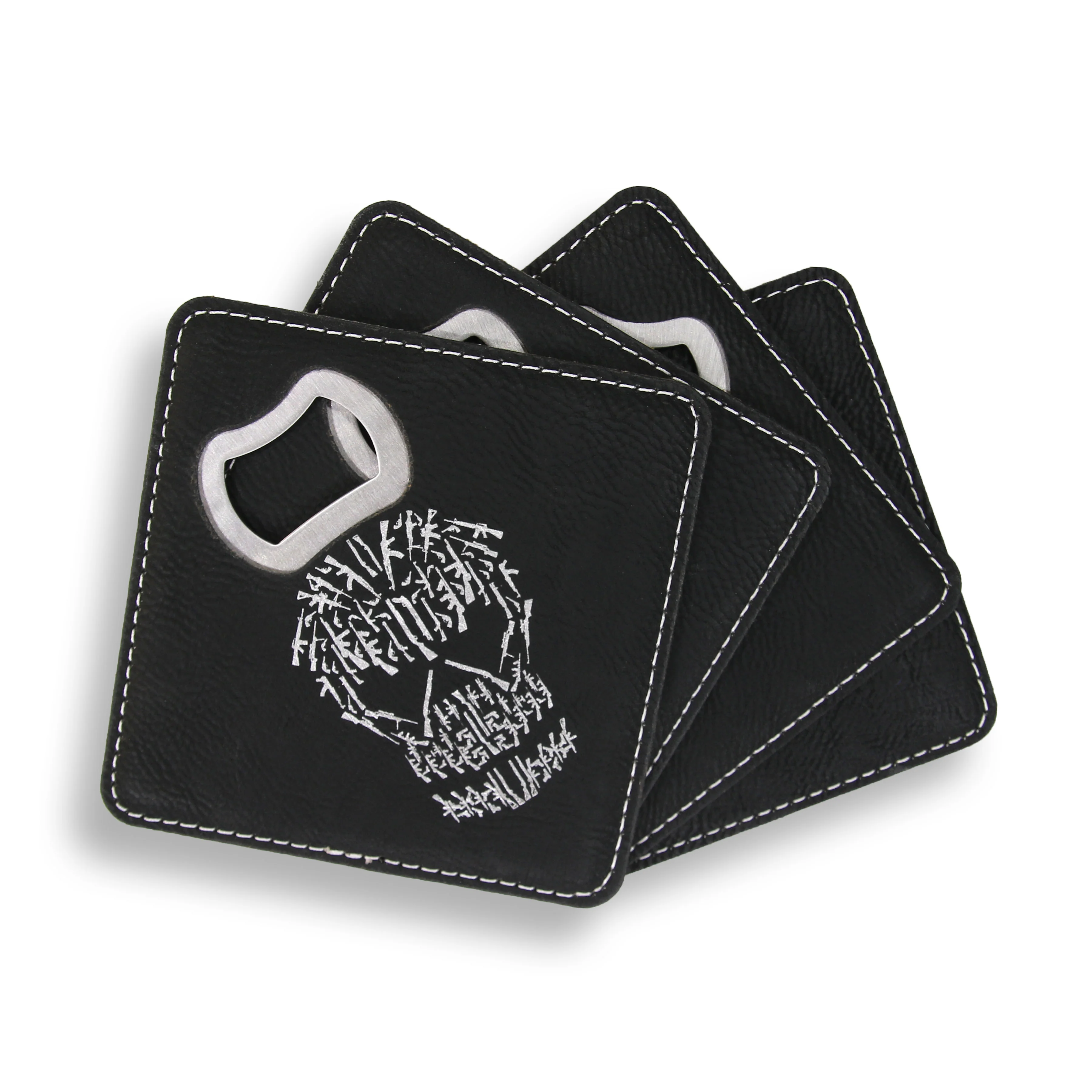 Bottle Opener Coasters - Set of 4 - Image 3