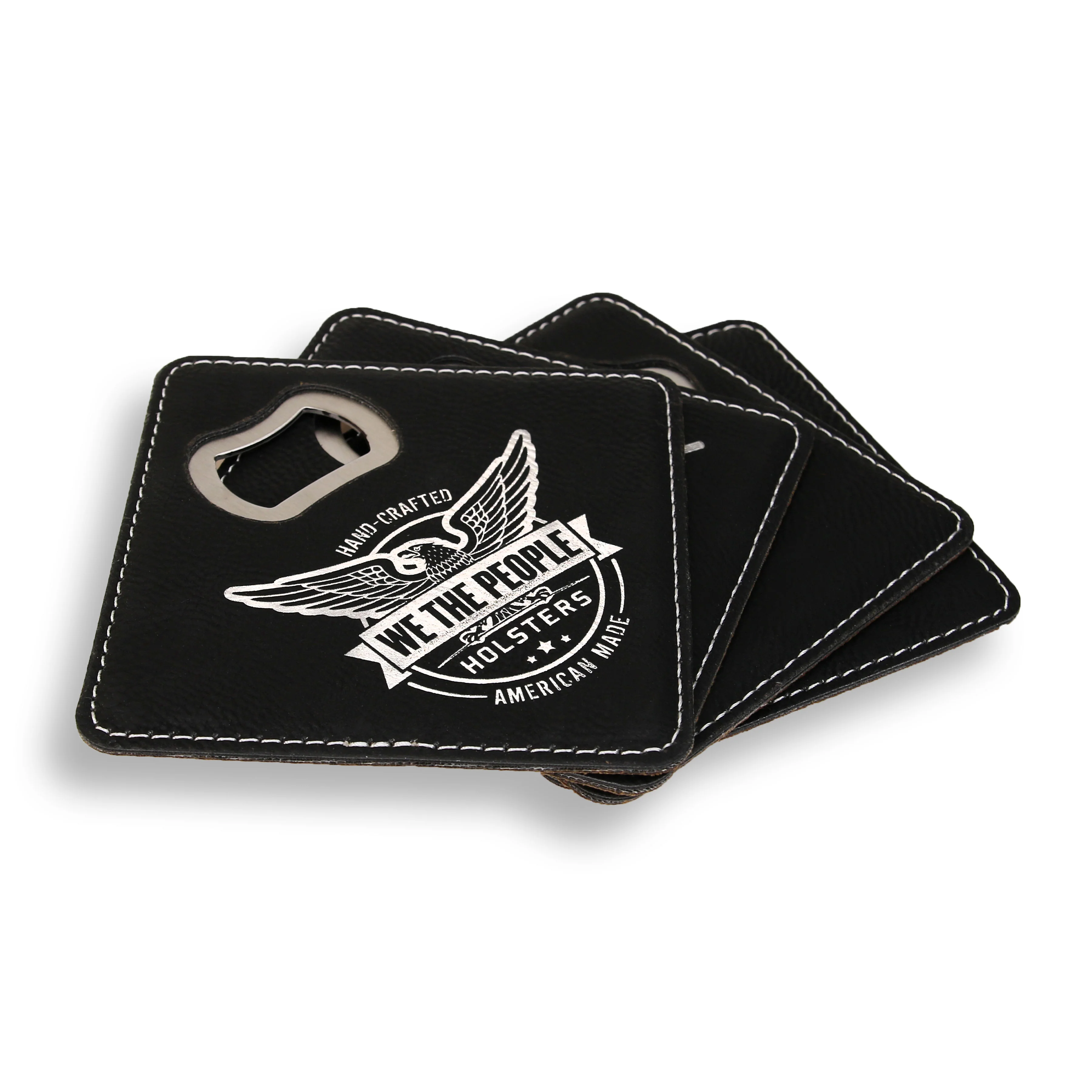 Bottle Opener Coasters - Set of 4 - Image 8