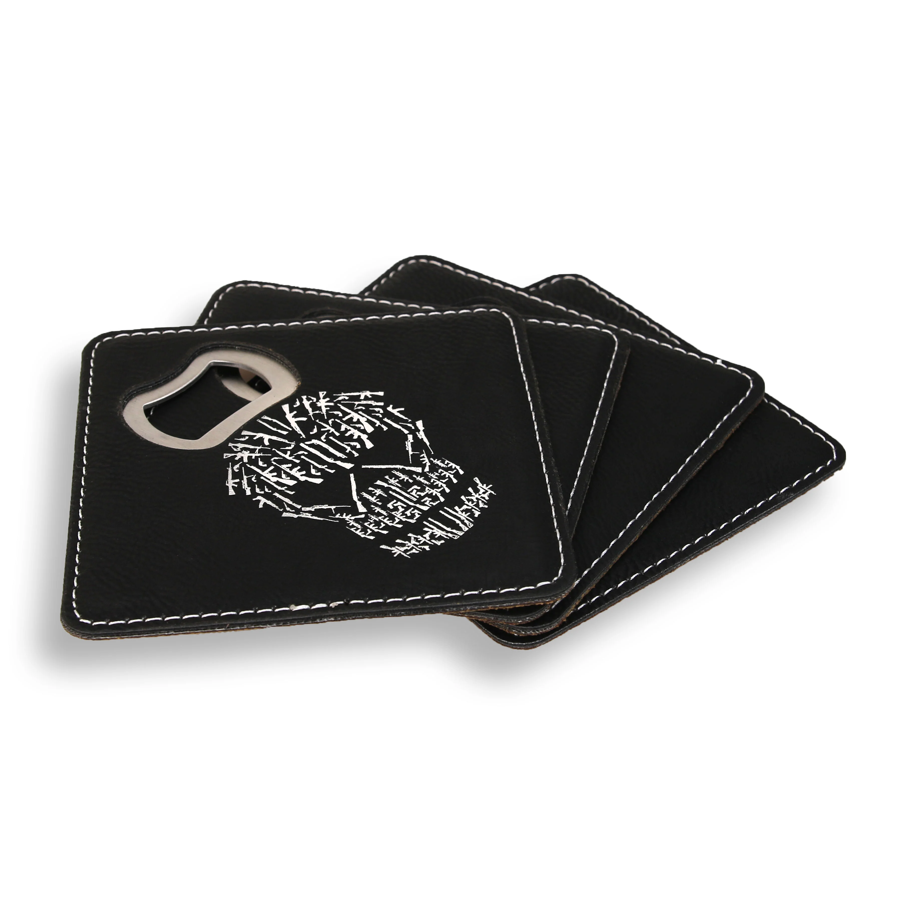 Bottle Opener Coasters - Set of 4 - Image 9