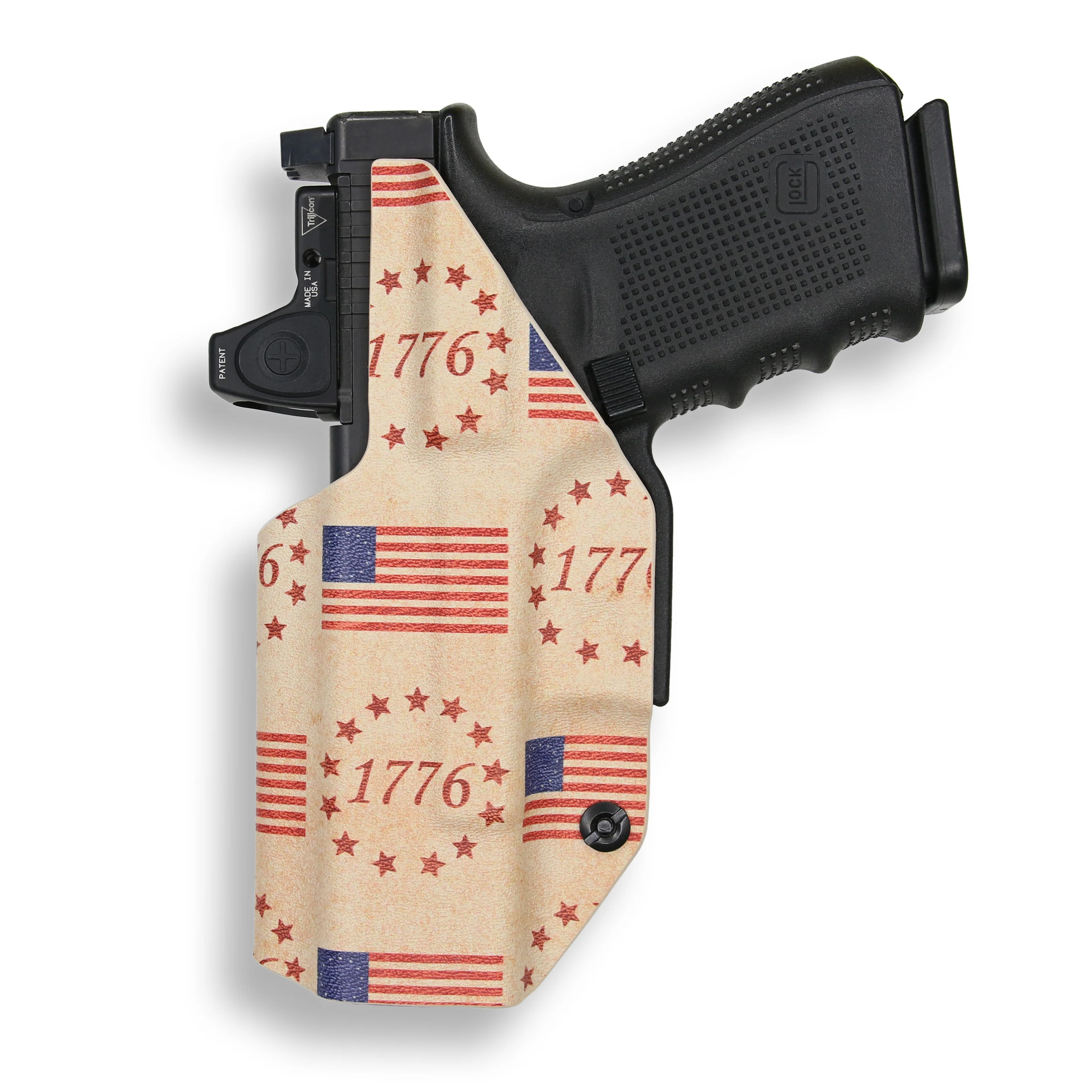 Colt 1911 5" 45ACP with Surefire X300U-A Light Red Dot Optic Cut IWB Holster - Image 32