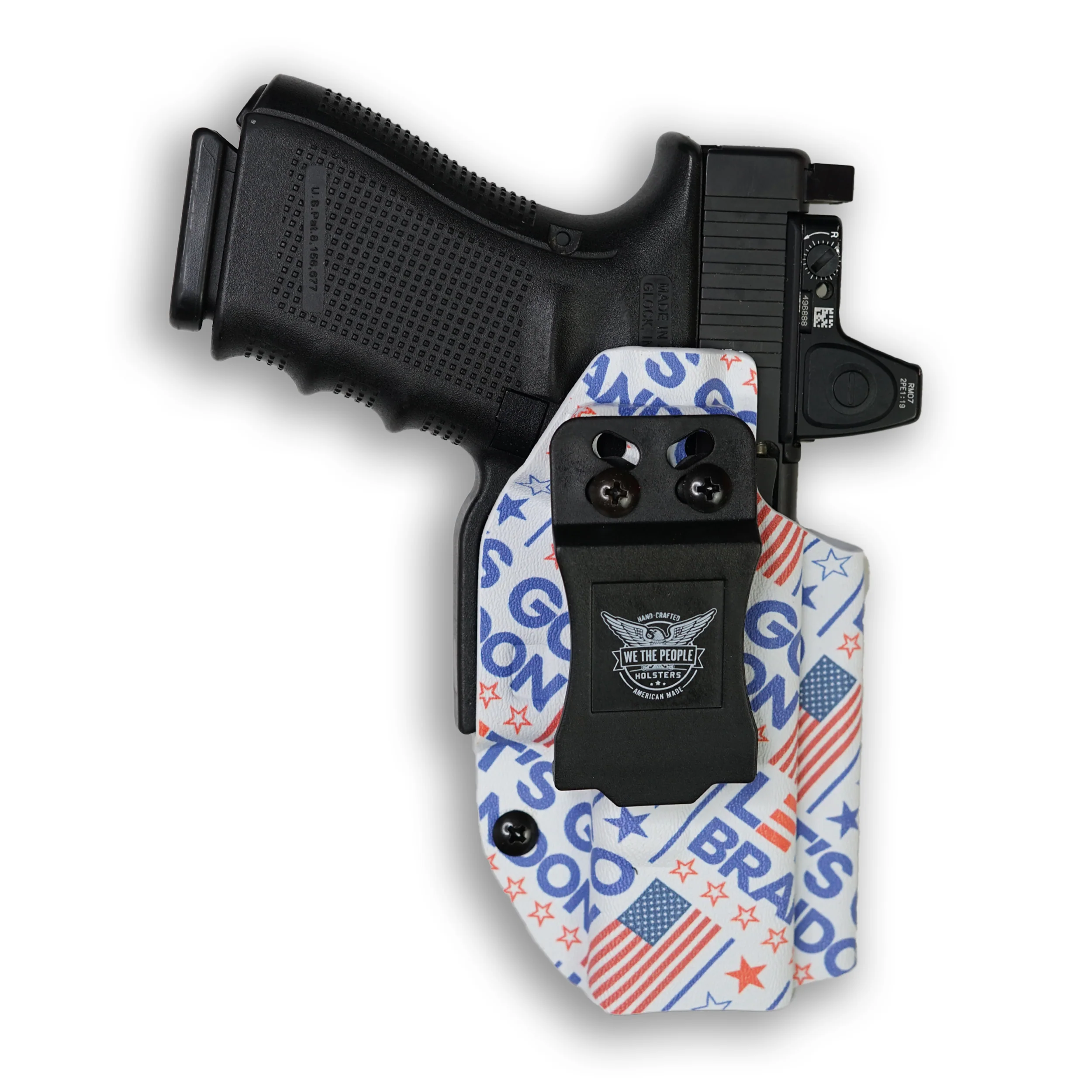 Colt 1911 5" 45ACP with Surefire X300U-A Light Red Dot Optic Cut IWB Holster - Image 39