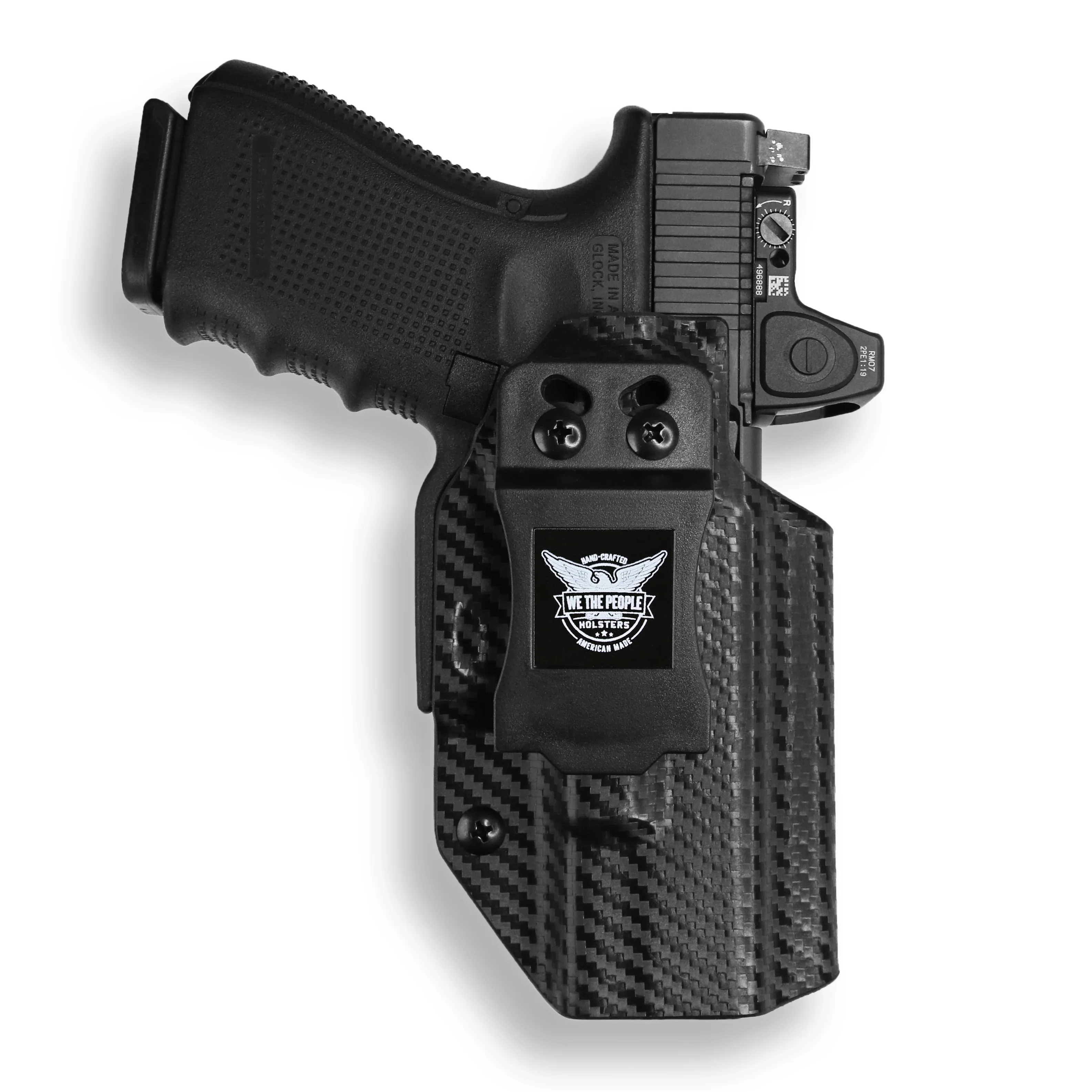 Colt 1911 5" 45ACP with Surefire X300U-A Light Red Dot Optic Cut IWB Holster - Image 5