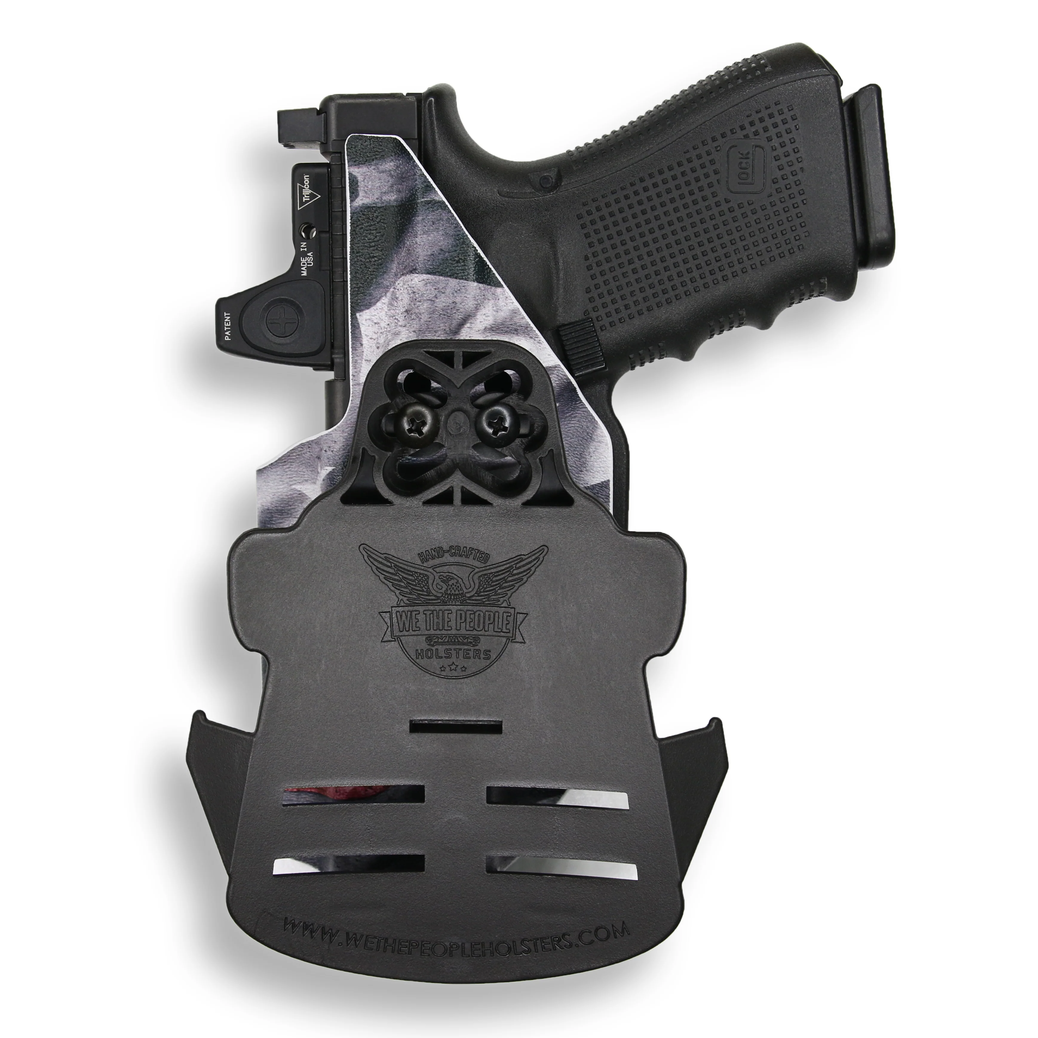 Canik TP9 Elite Combat with Olight Baldr RL Mini Light Red Dot Optic Cut OWB Holster - Image 14