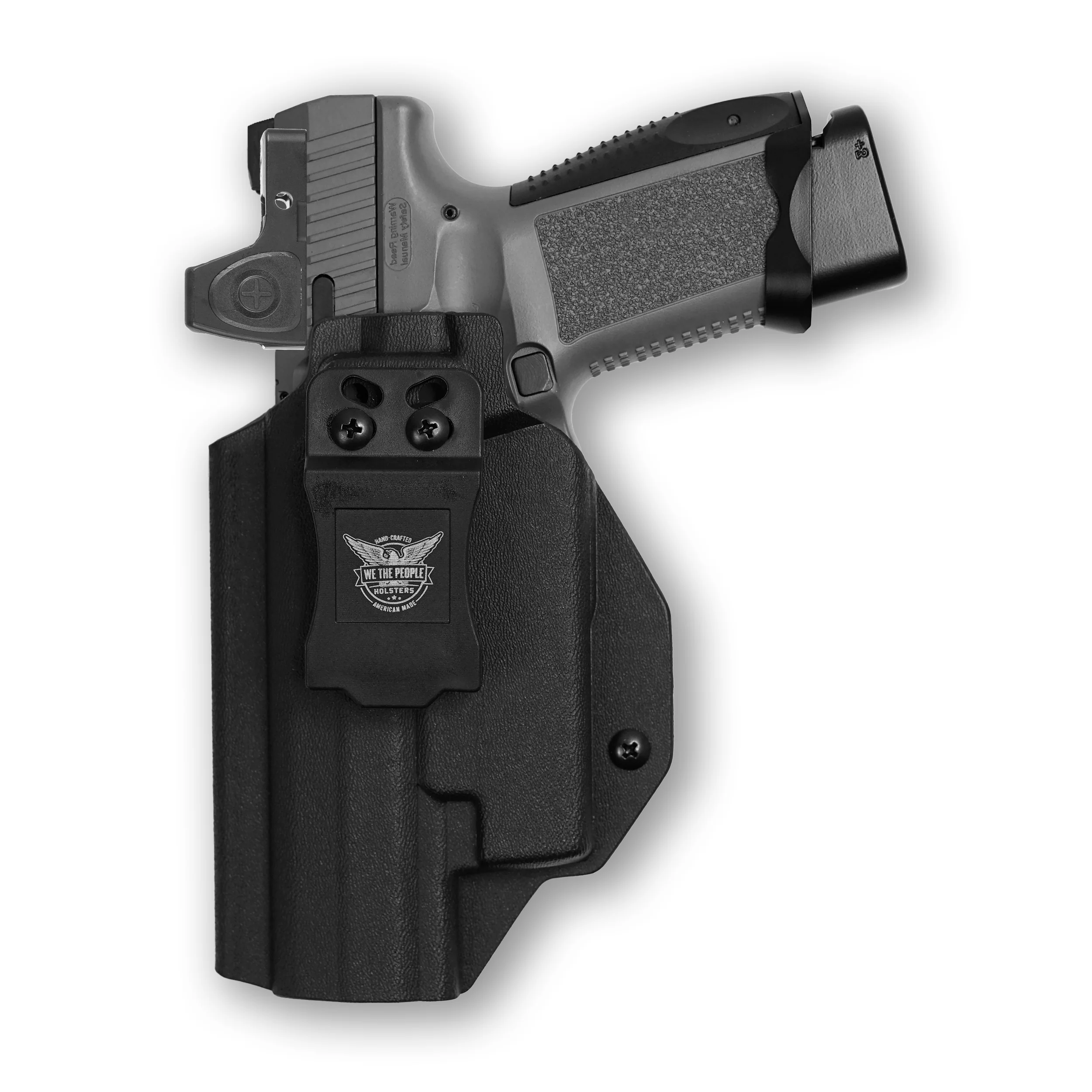 Canik TP9 Elite Combat with Olight Baldr RL Mini Light Red Dot Optic Cut IWB Holster - Image 3