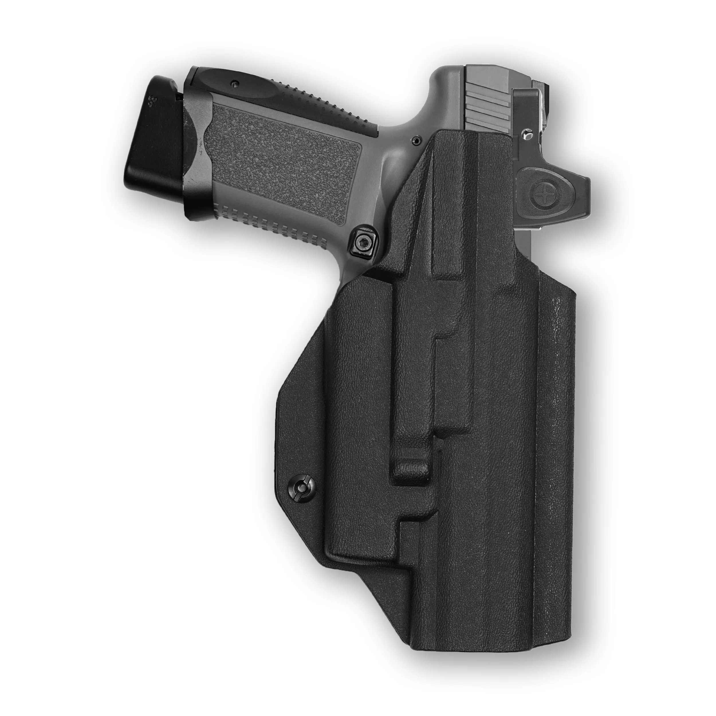 Canik TP9 Elite Combat with Olight Baldr RL Mini Light Red Dot Optic Cut IWB Holster - Image 4