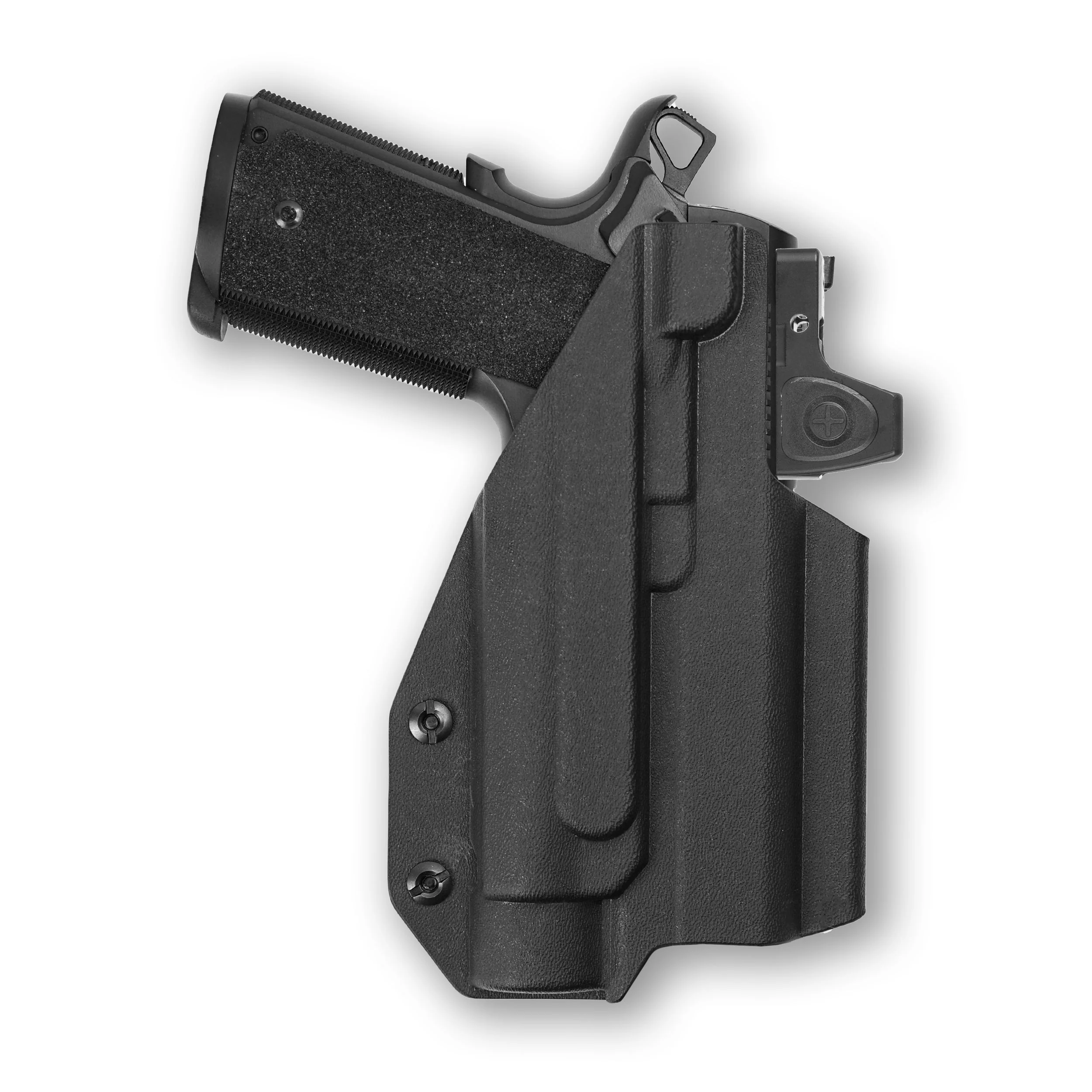 Colt 1911 4" 45ACP with Streamlight TLR-1/1S/HL Light Red Dot Optic Cut IWB Holster - Image 4