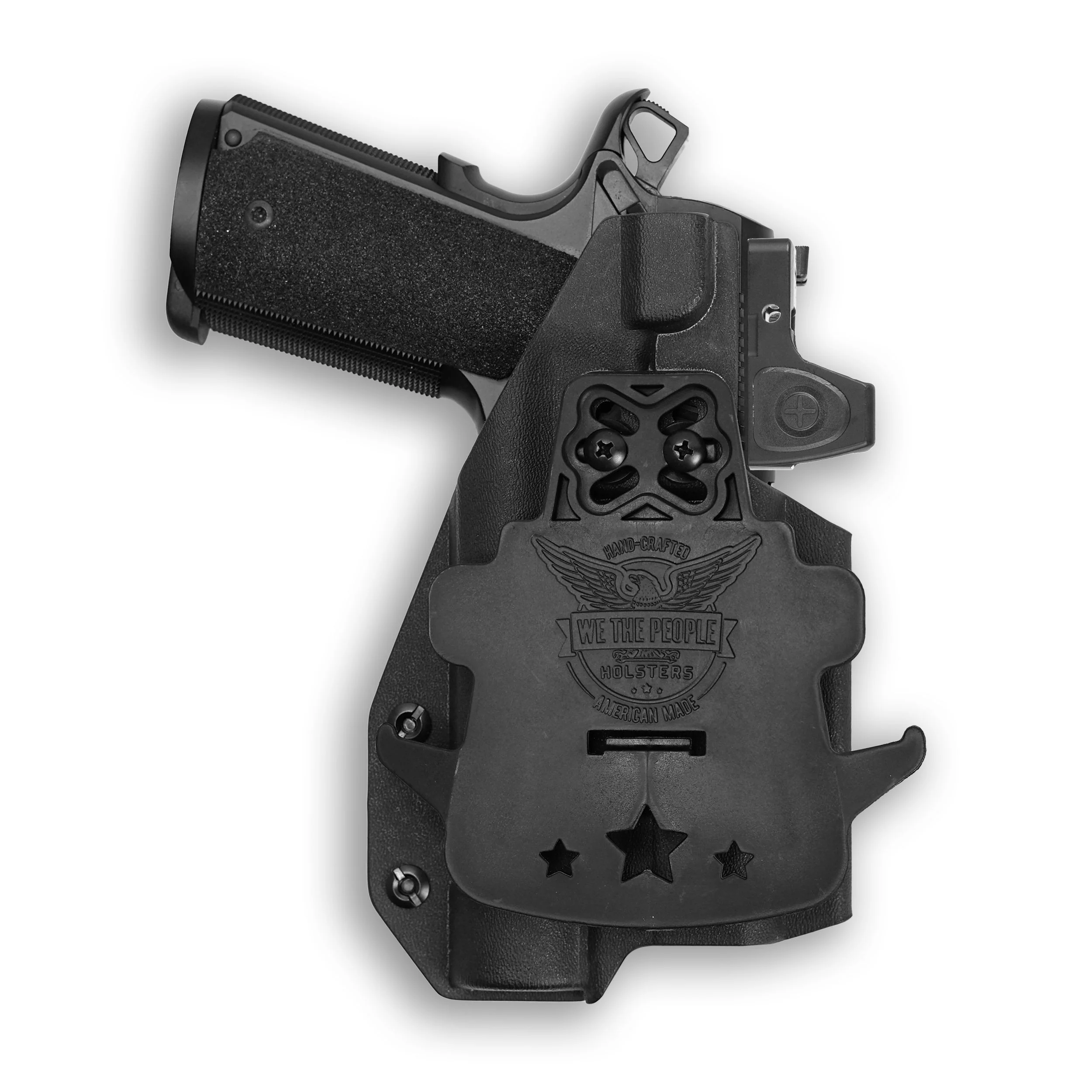 Colt 1911 4" 45ACP with Streamlight TLR-1/1S/HL Light Red Dot Optic Cut OWB Holster - Image 4