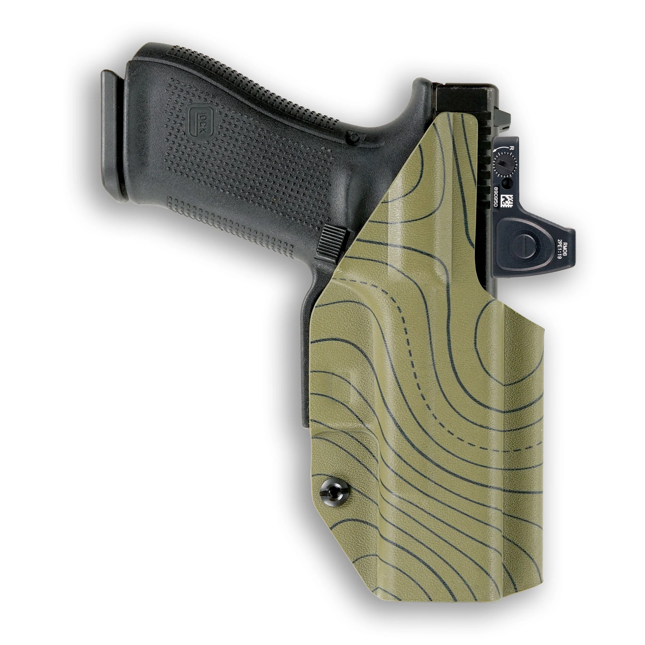 Colt 1911 5" 45ACP with Streamlight TLR-1/1S/HL Light Red Dot Optic Cut IWB Holster - Image 110