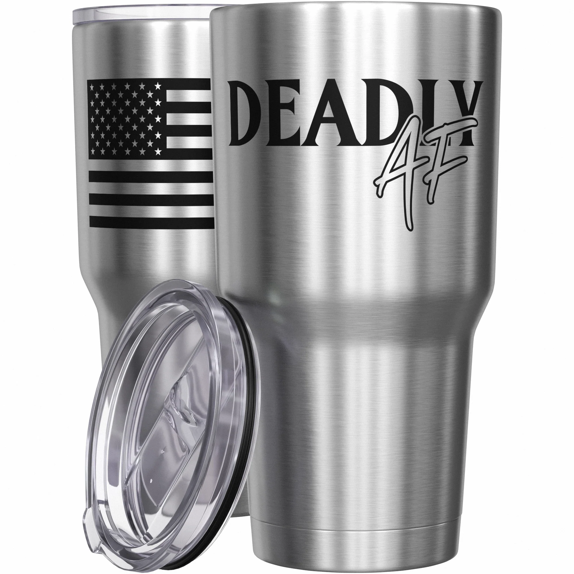 Deadly AF Stainless Steel Tumbler - Image 7