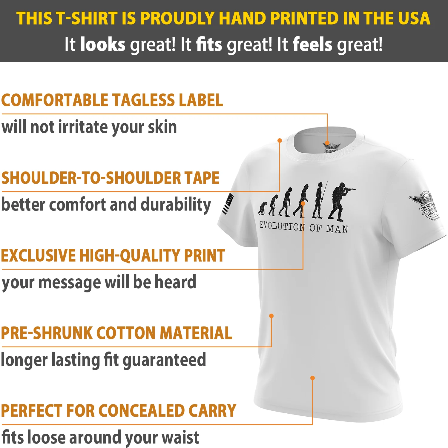 Evolution of Man Short Sleeve Shirt - Image 12