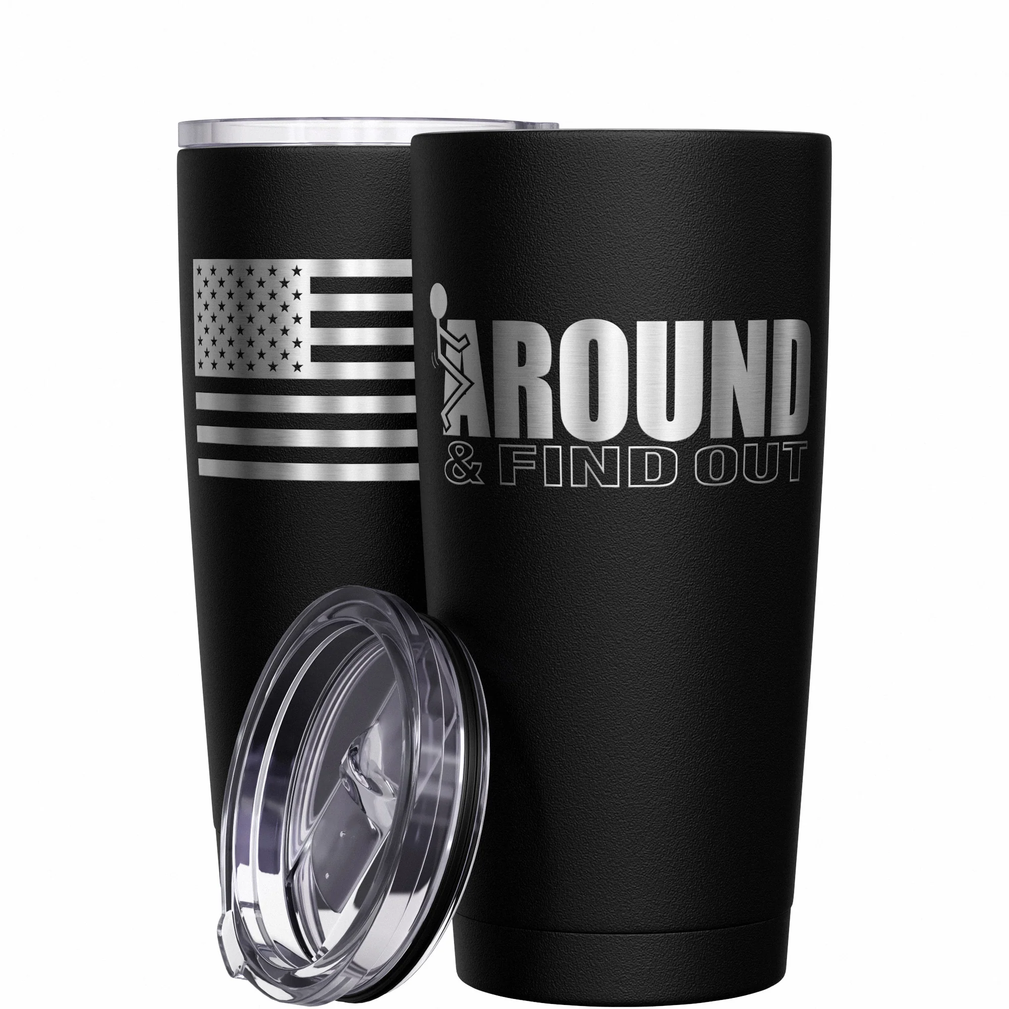 F Around & Find Out Stainless Steel Tumbler - Image 10