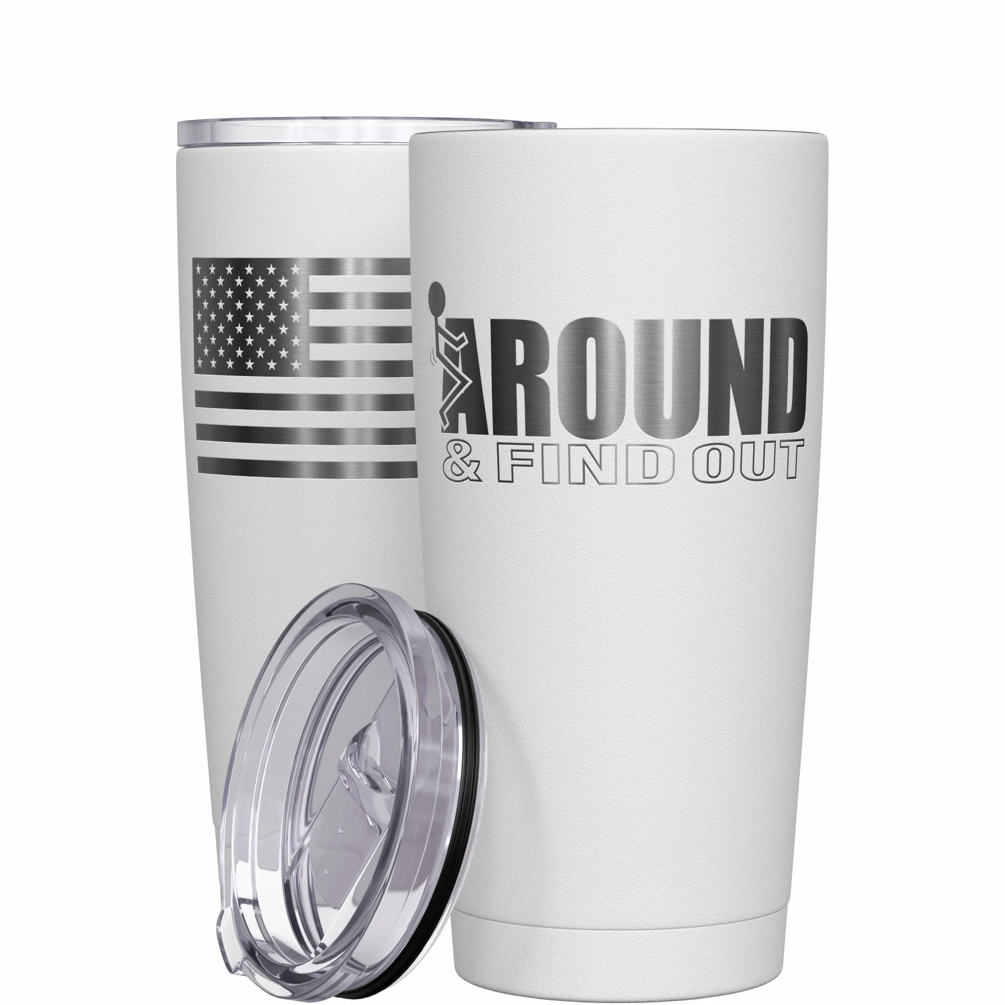 F Around & Find Out Stainless Steel Tumbler - Image 12