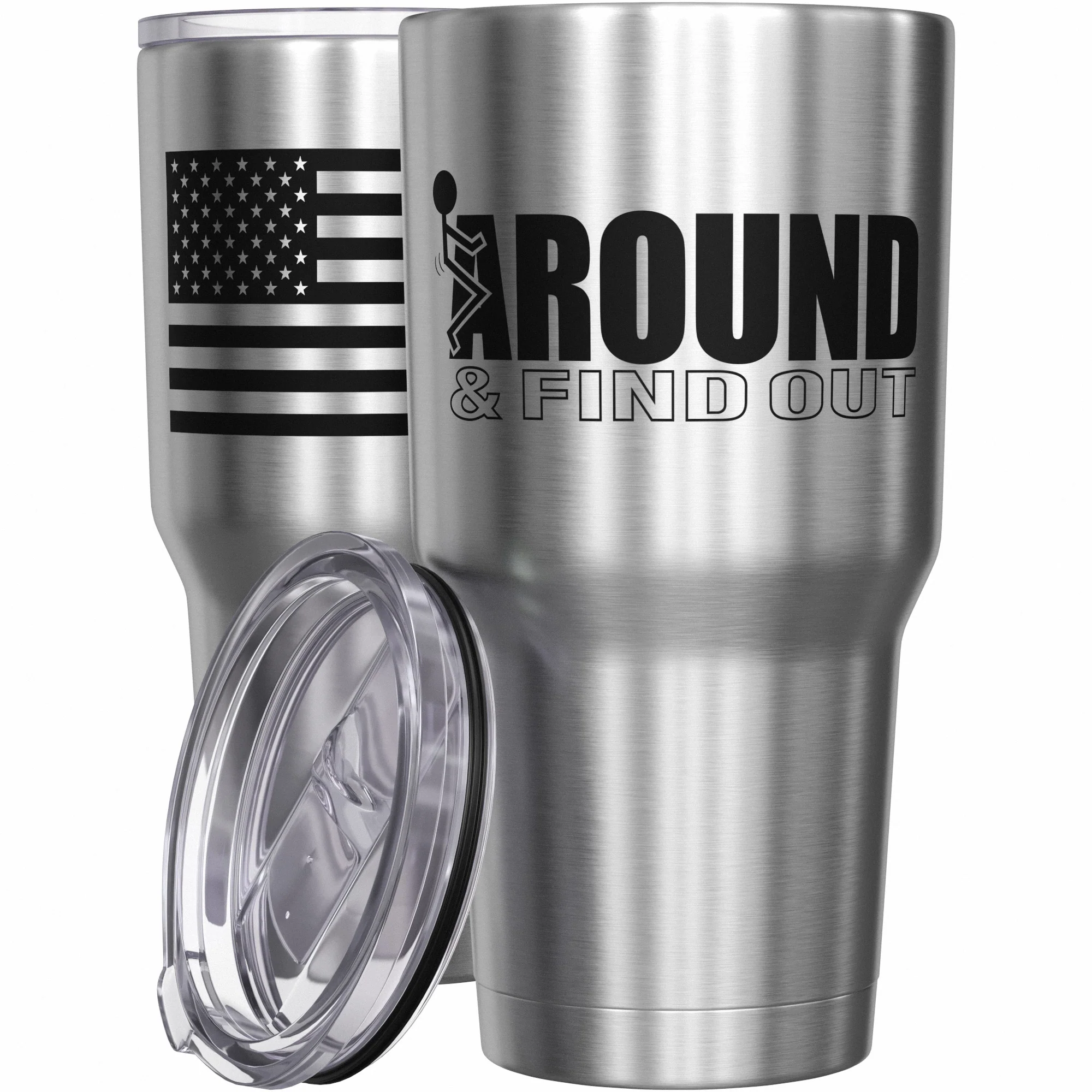 F Around & Find Out Stainless Steel Tumbler - Image 7