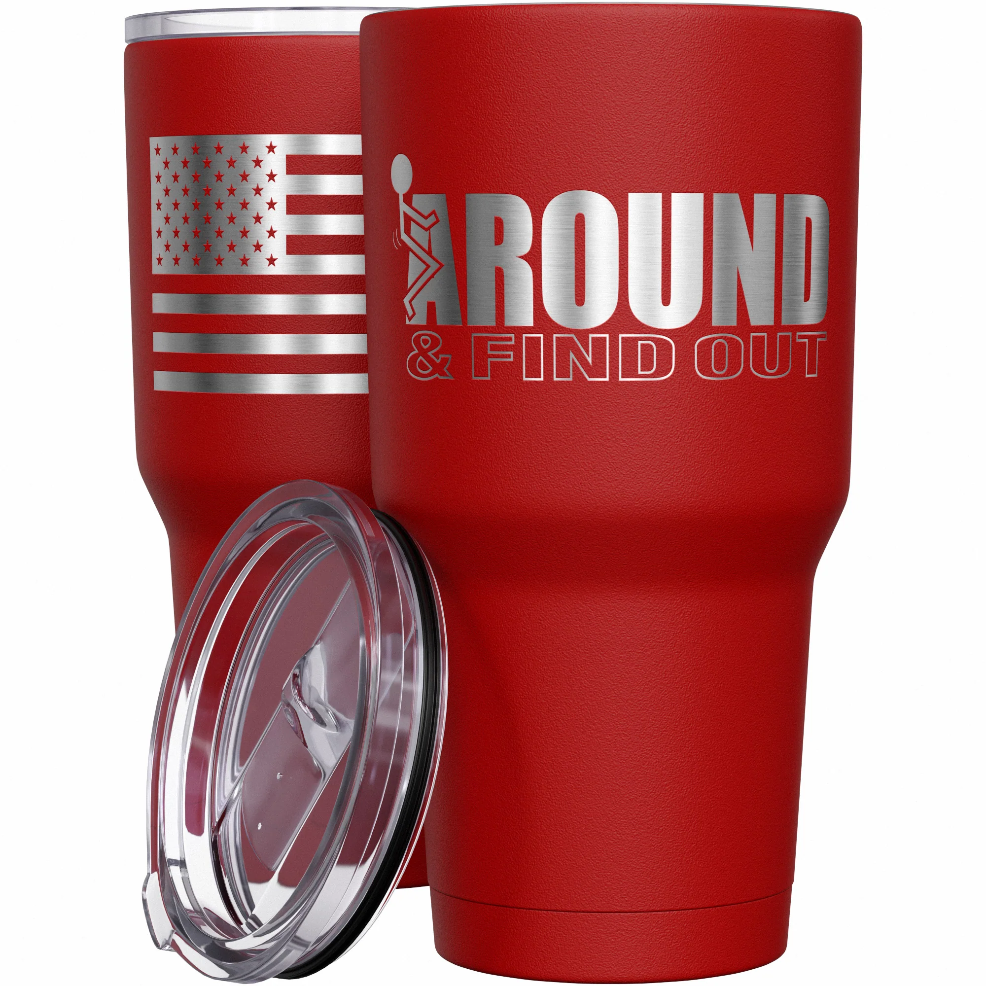 F Around & Find Out Stainless Steel Tumbler - Image 8