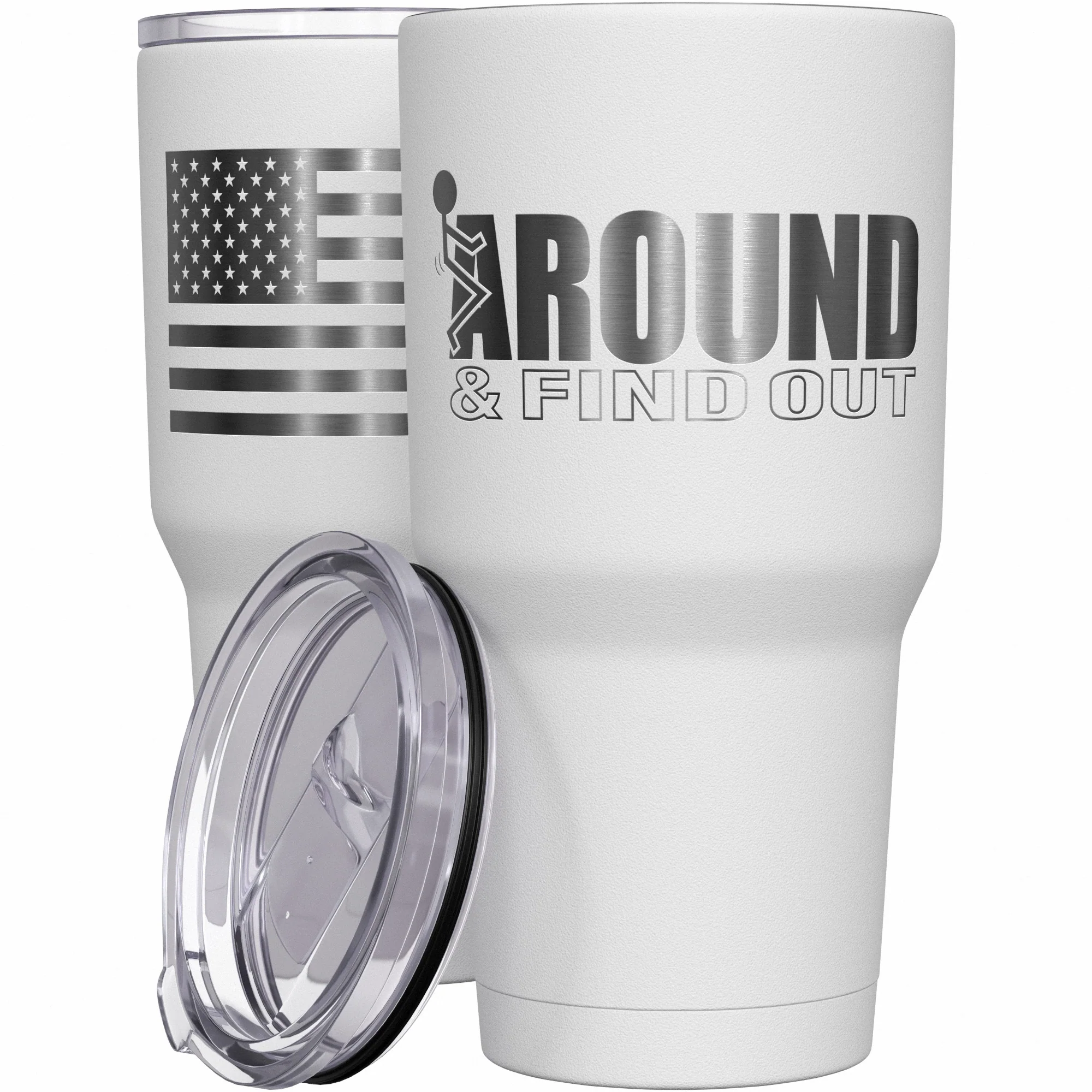 F Around & Find Out Stainless Steel Tumbler - Image 9