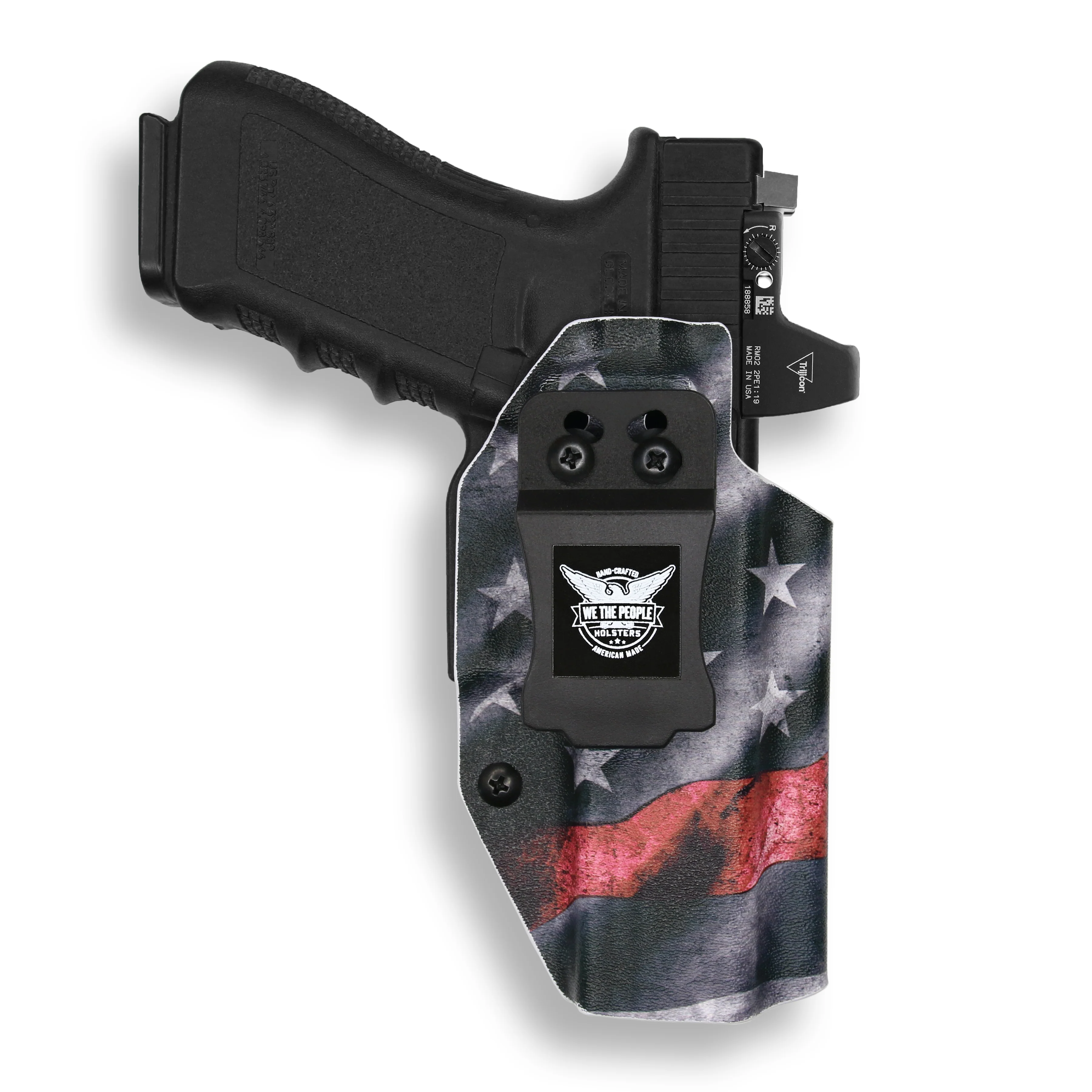 Glock 22 Gen 1-4 MOS Red Dot Optic Cut IWB Holster - Image 15