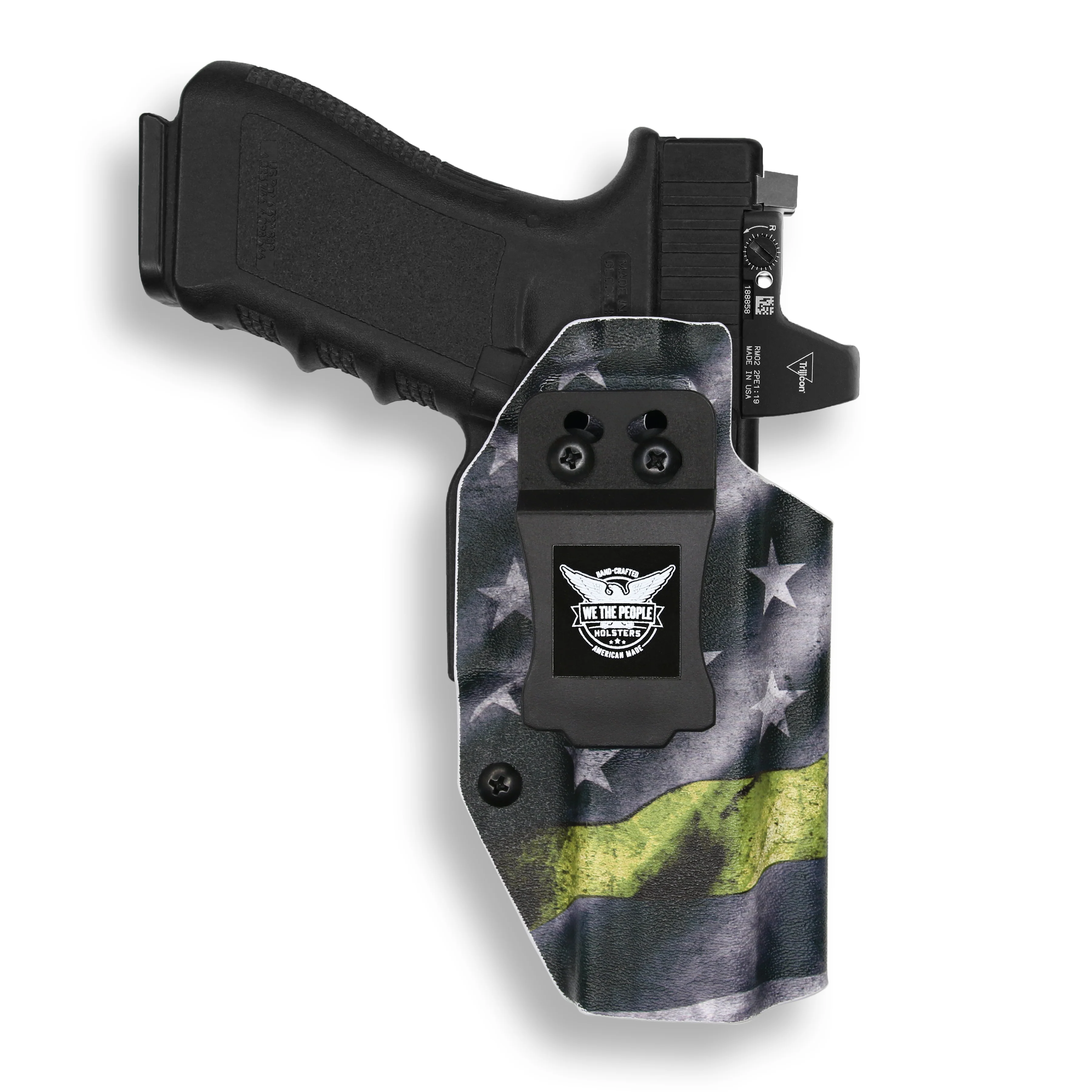 Glock 22 Gen 1-4 MOS Red Dot Optic Cut IWB Holster - Image 17