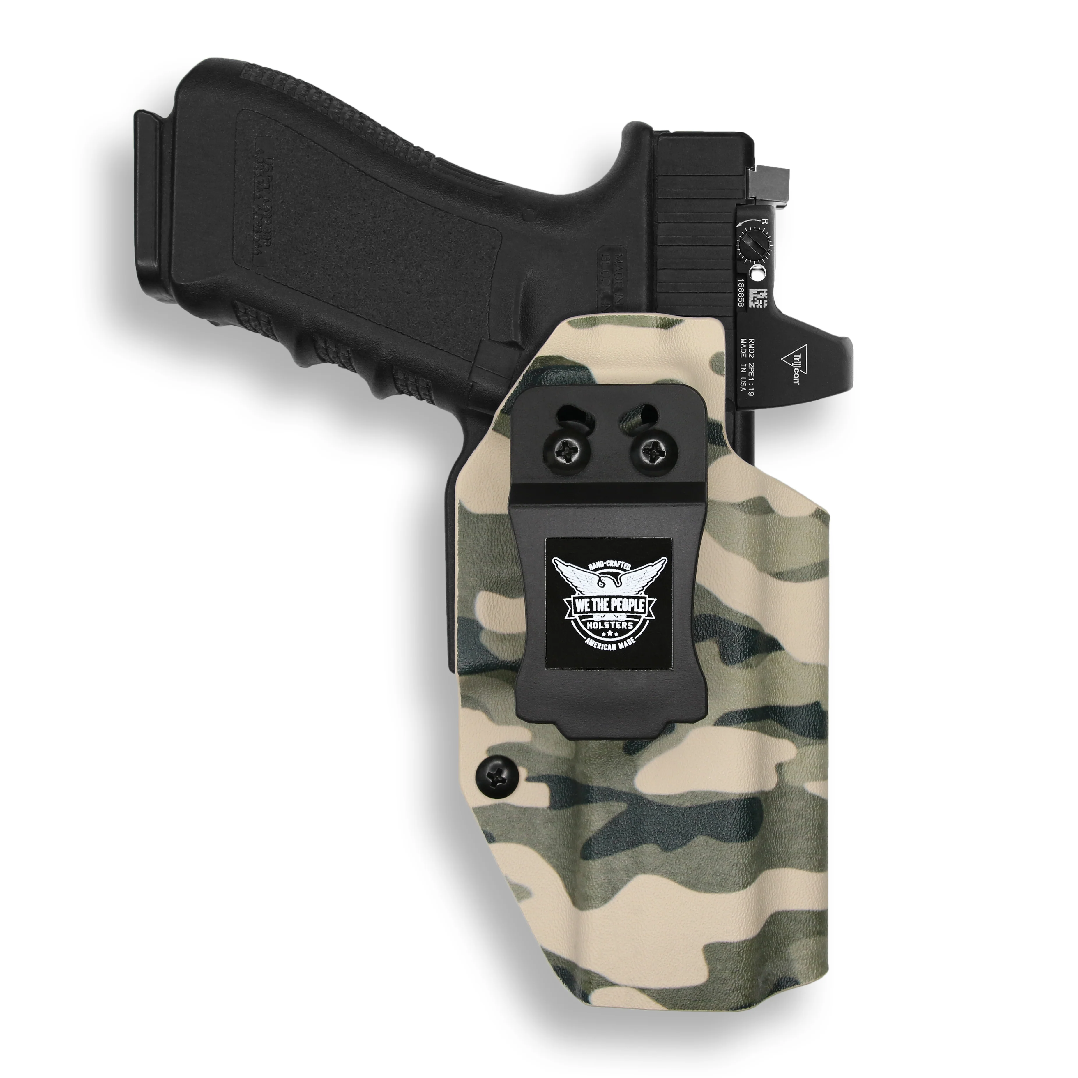 Glock 22 Gen 1-4 MOS Red Dot Optic Cut IWB Holster - Image 20