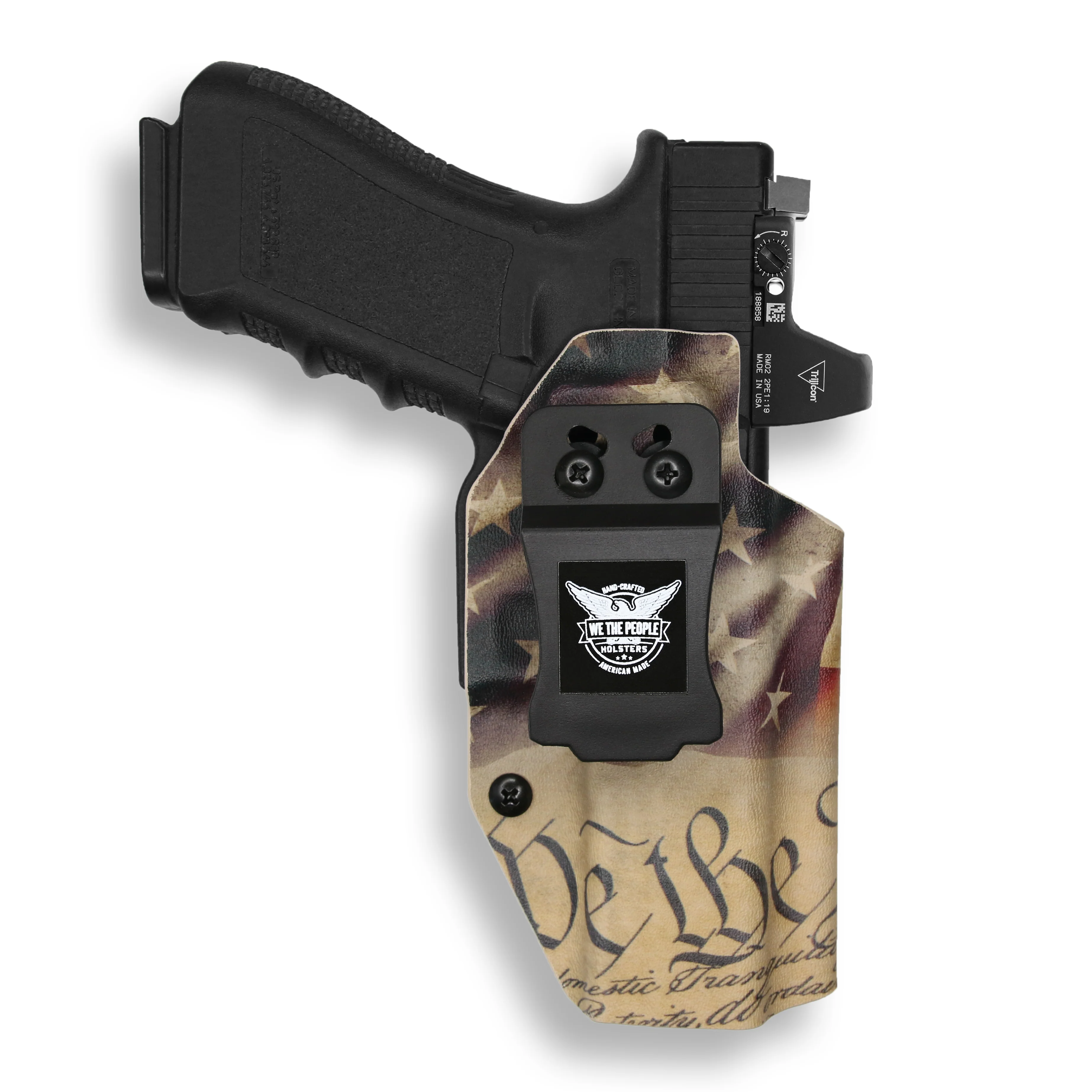 Glock 22 Gen 1-4 MOS Red Dot Optic Cut IWB Holster - Image 9