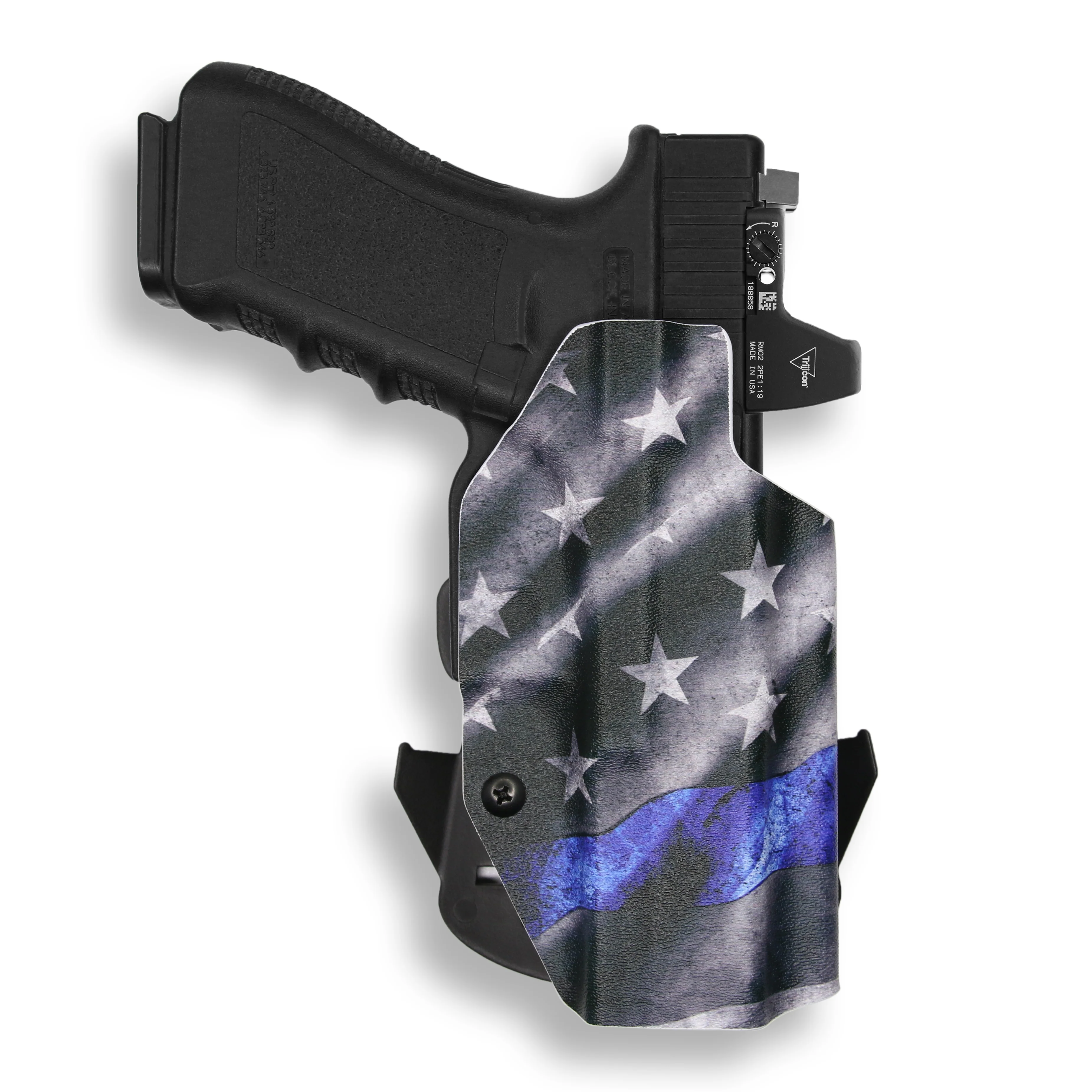 Glock 22 Gen 1-4 MOS Red Dot Optic Cut OWB Holster - Image 13