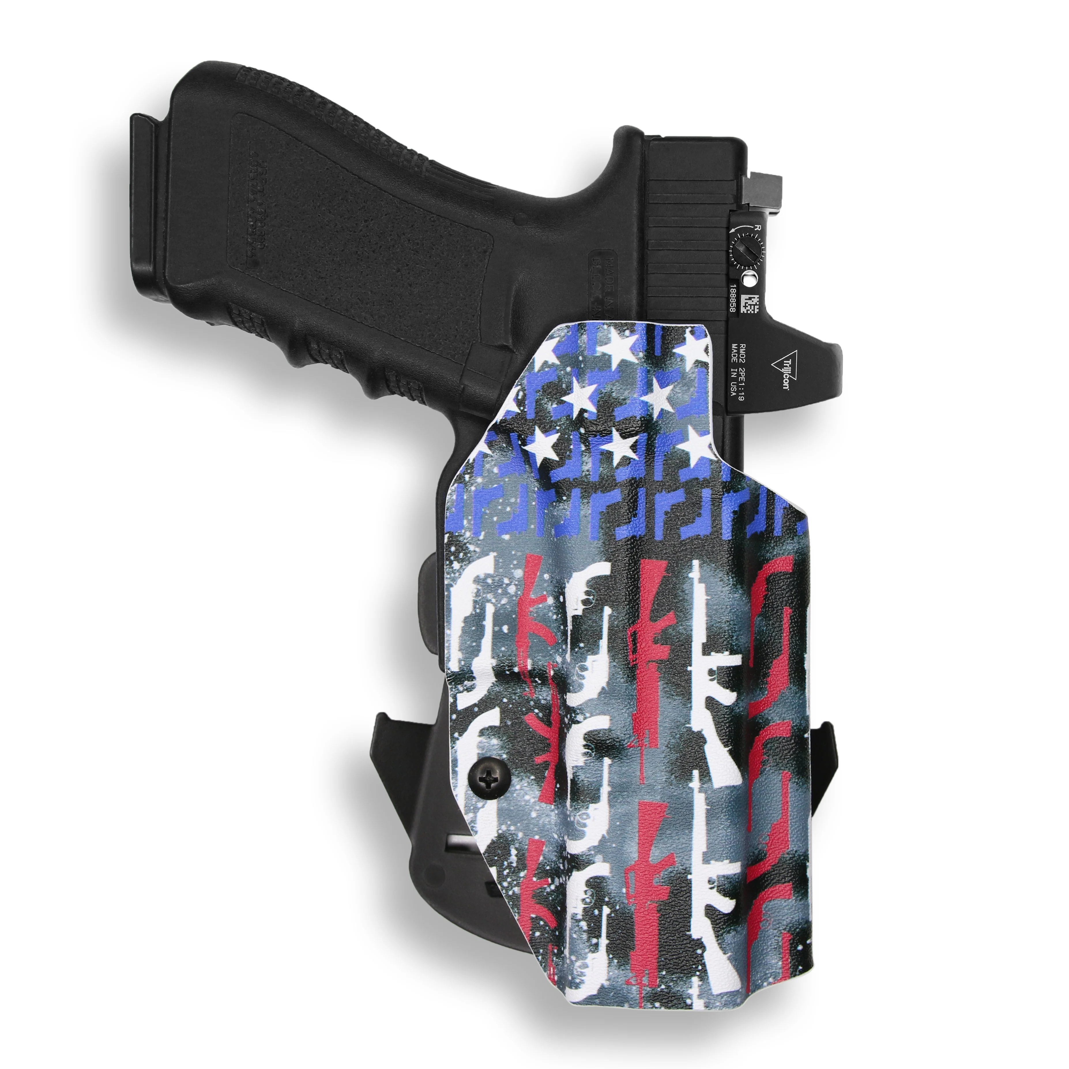 Glock 22 Gen 1-4 MOS Red Dot Optic Cut OWB Holster - Image 35