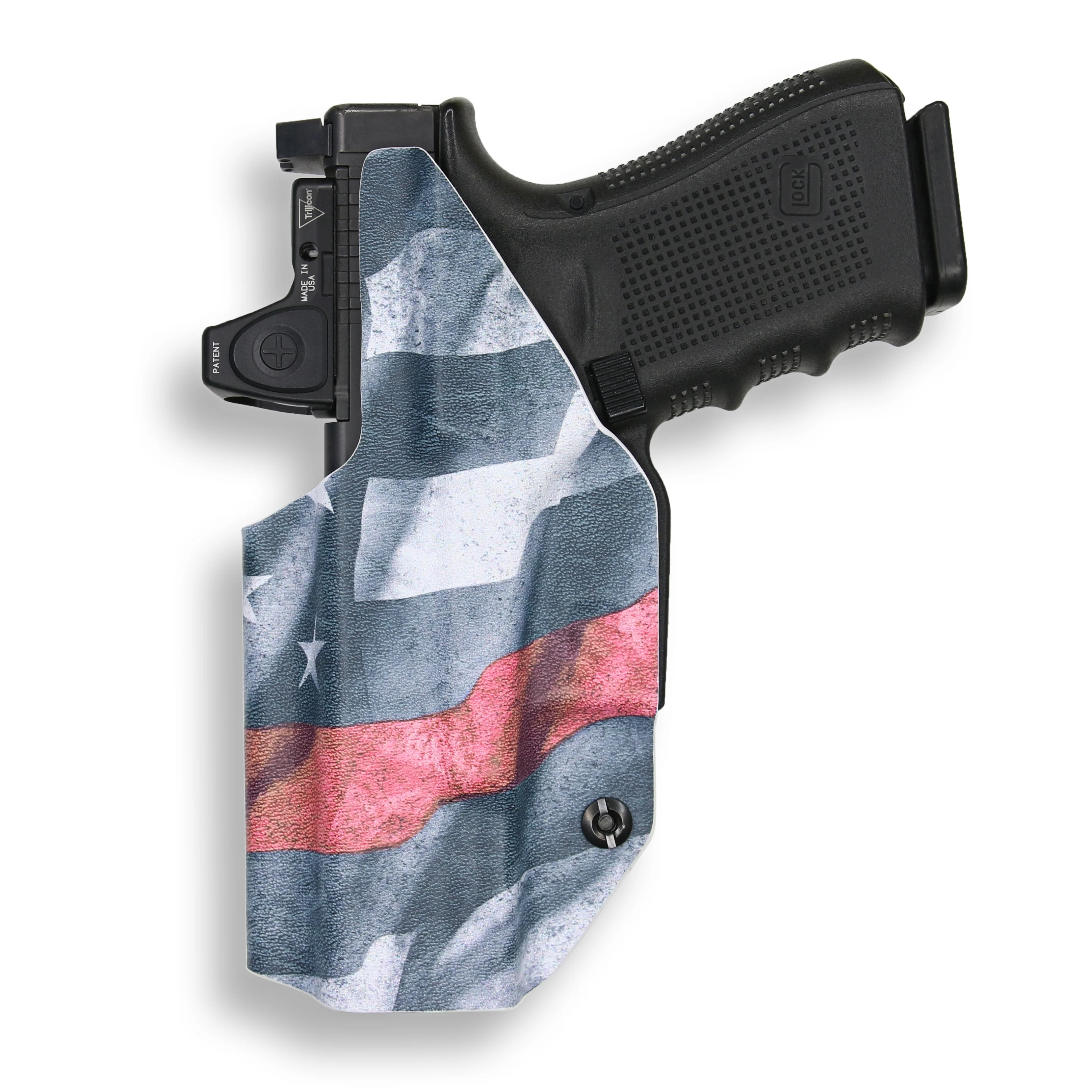 Glock 22 Gen 1-4 MOS with Streamlight TLR-7/7A/7X Light Red Dot Optic Cut IWB Holster - Image 16