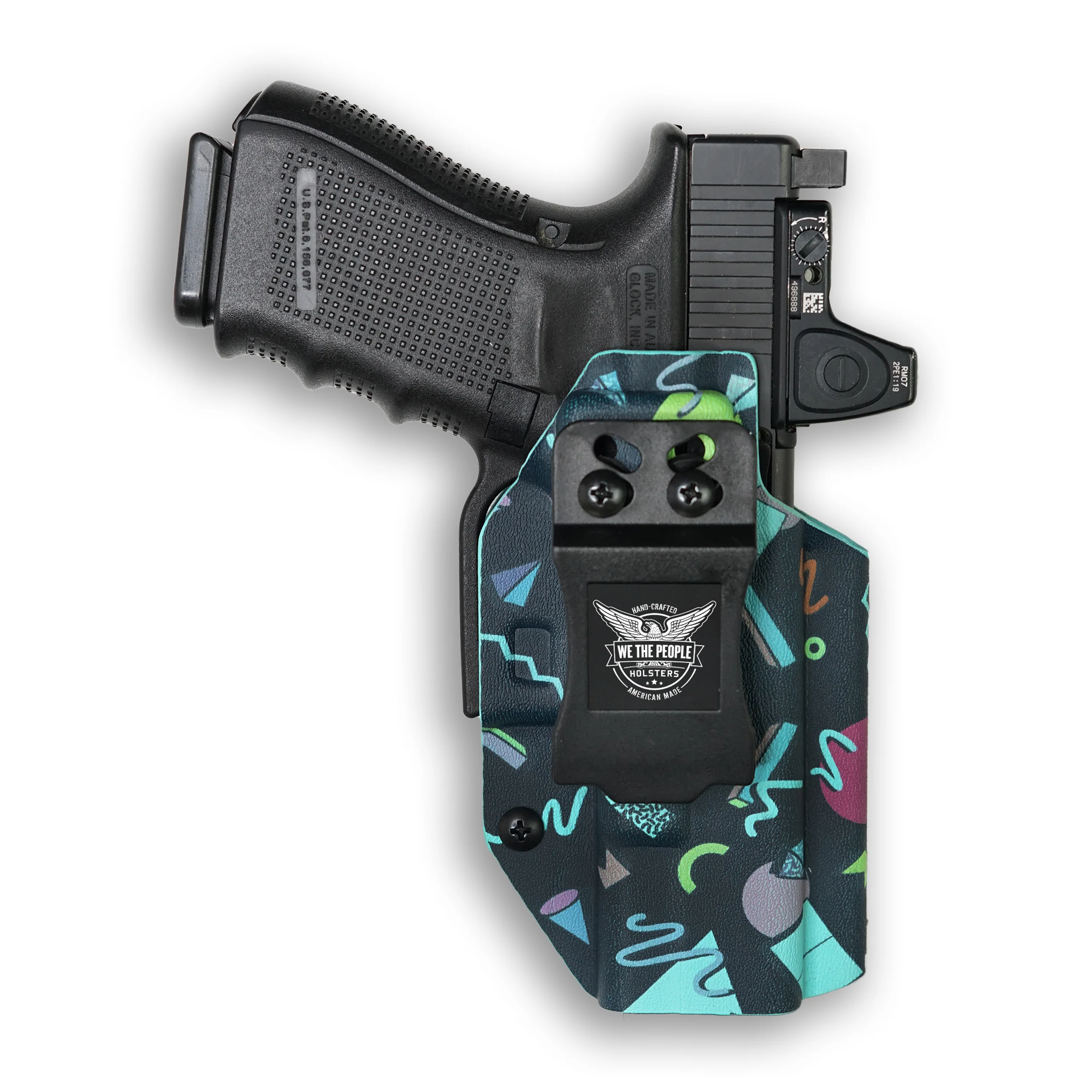 Glock 22 Gen 1-4 MOS with Streamlight TLR-7/7A/7X Light Red Dot Optic Cut IWB Holster - Image 40