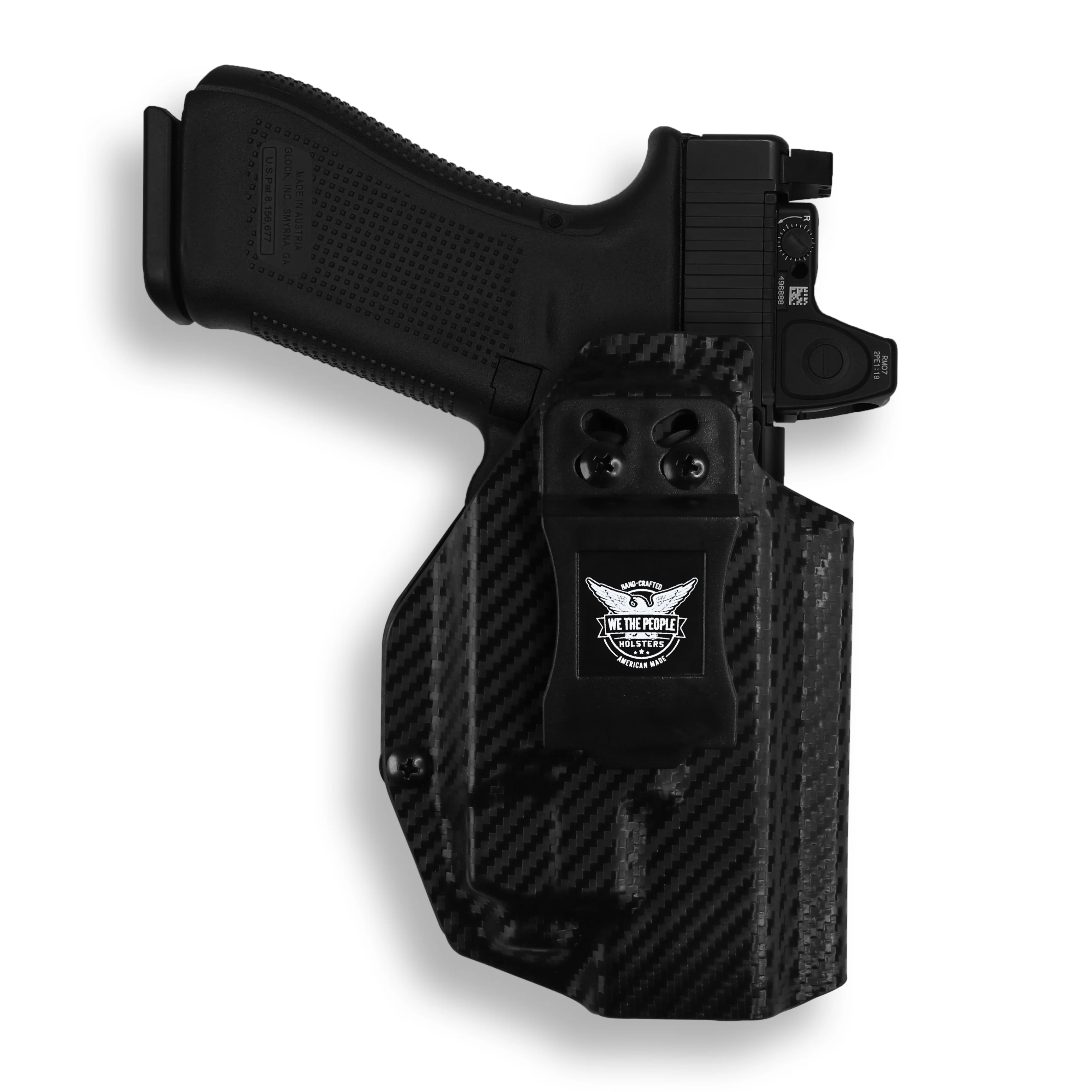 Glock 22 Gen 1-4 MOS with Streamlight TLR-7/7A/7X Light Red Dot Optic Cut IWB Holster - Image 7