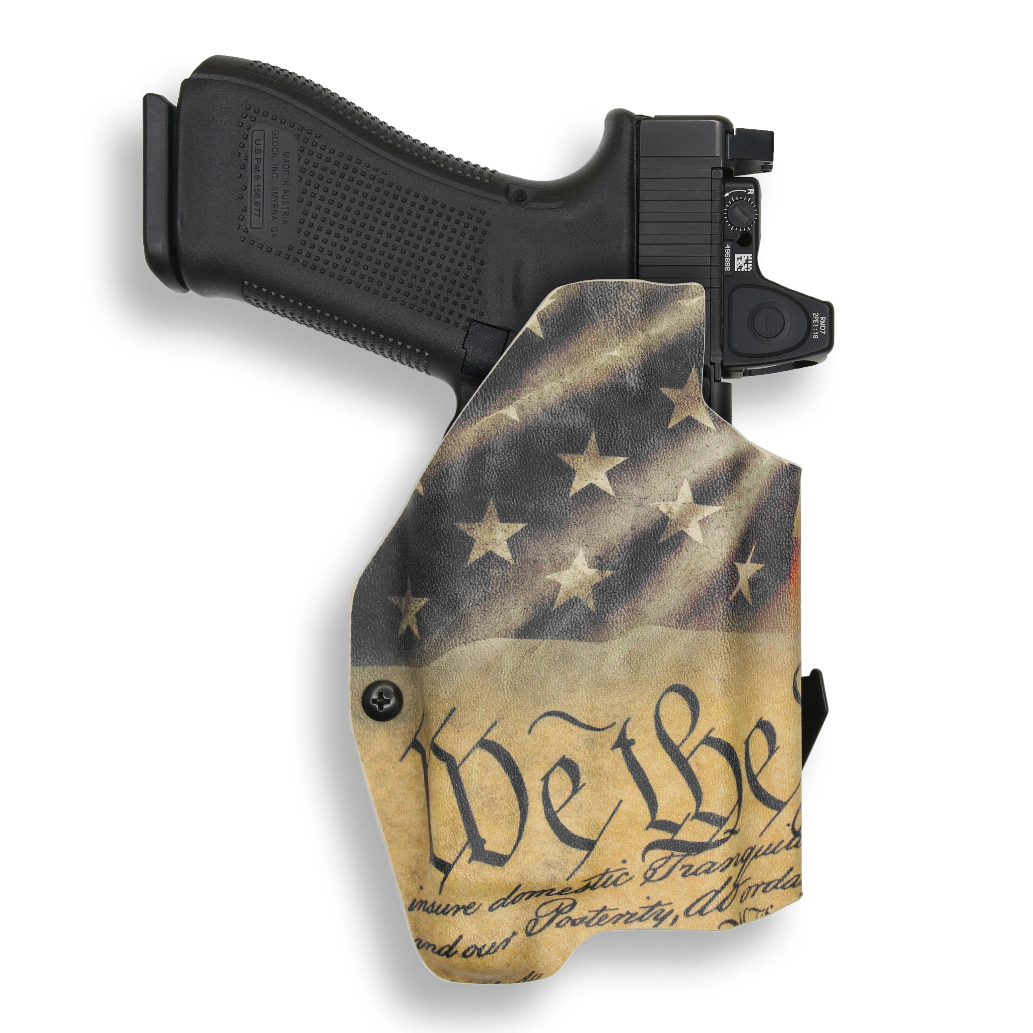 Glock 22 Gen 5 MOS with Streamlight TLR-1/1S/HL Light Red Dot Optic Cut OWB Holster - Image 11