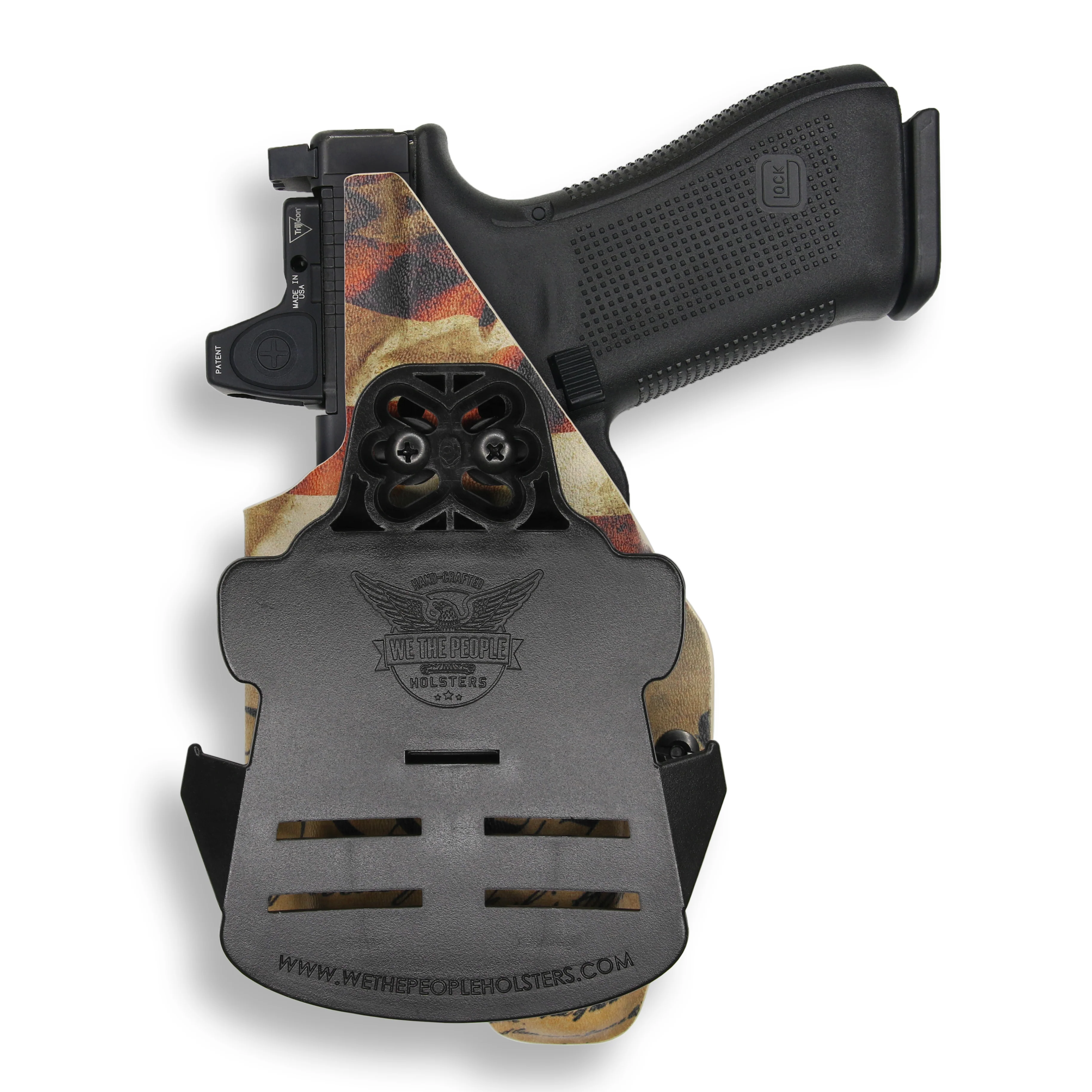 Glock 22 Gen 5 MOS with Streamlight TLR-1/1S/HL Light Red Dot Optic Cut OWB Holster - Image 12