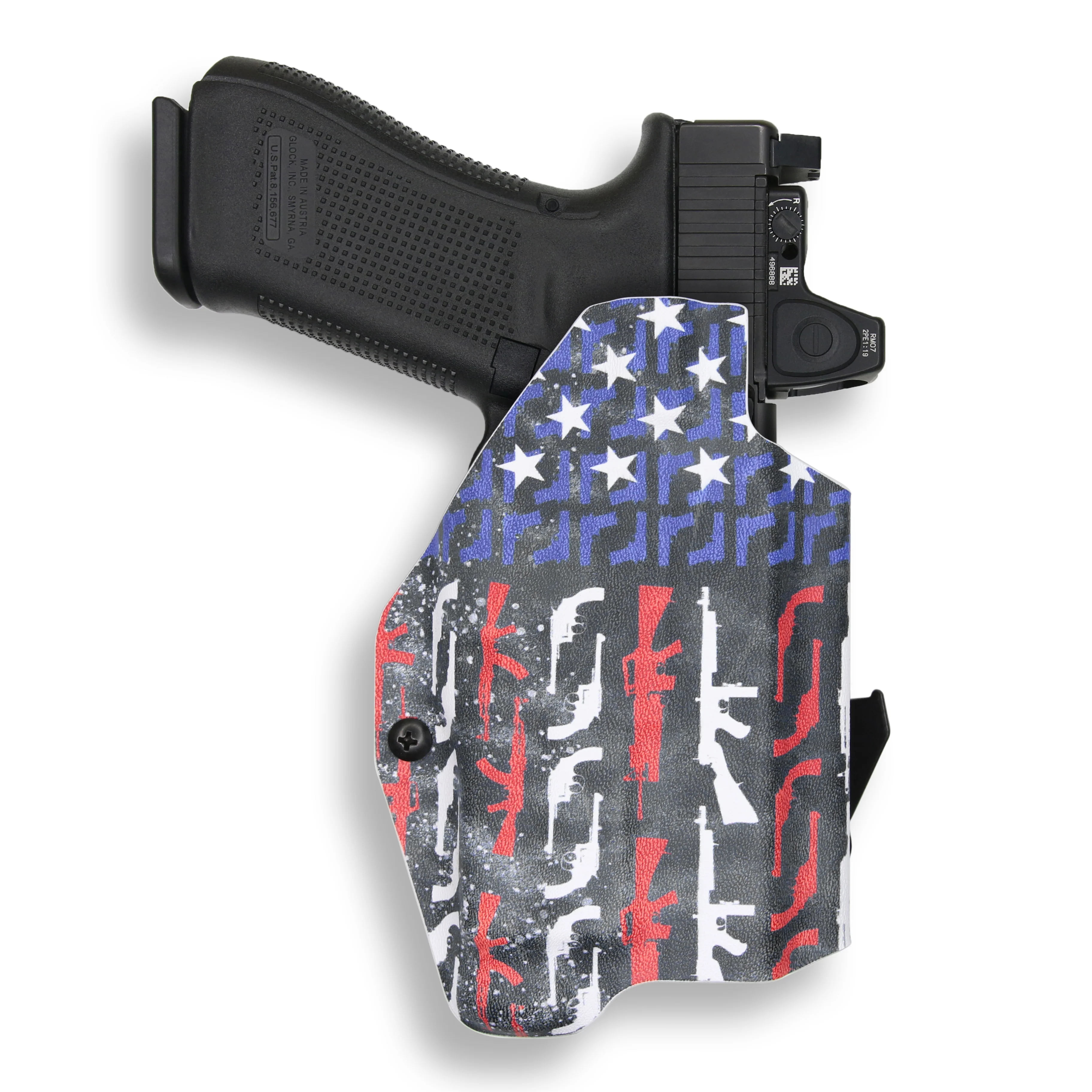 Glock 22 Gen 5 MOS with Streamlight TLR-1/1S/HL Light Red Dot Optic Cut OWB Holster - Image 35