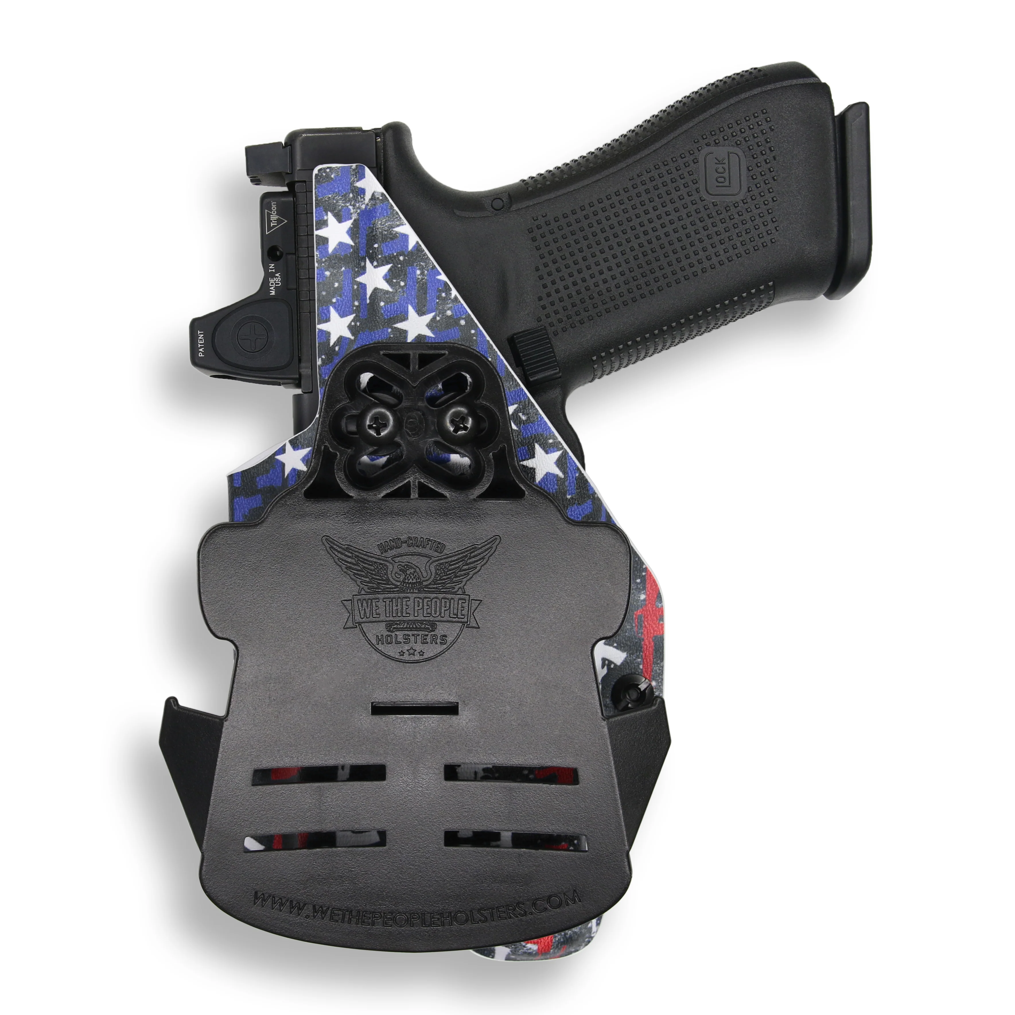 Glock 22 Gen 5 MOS with Streamlight TLR-1/1S/HL Light Red Dot Optic Cut OWB Holster - Image 36