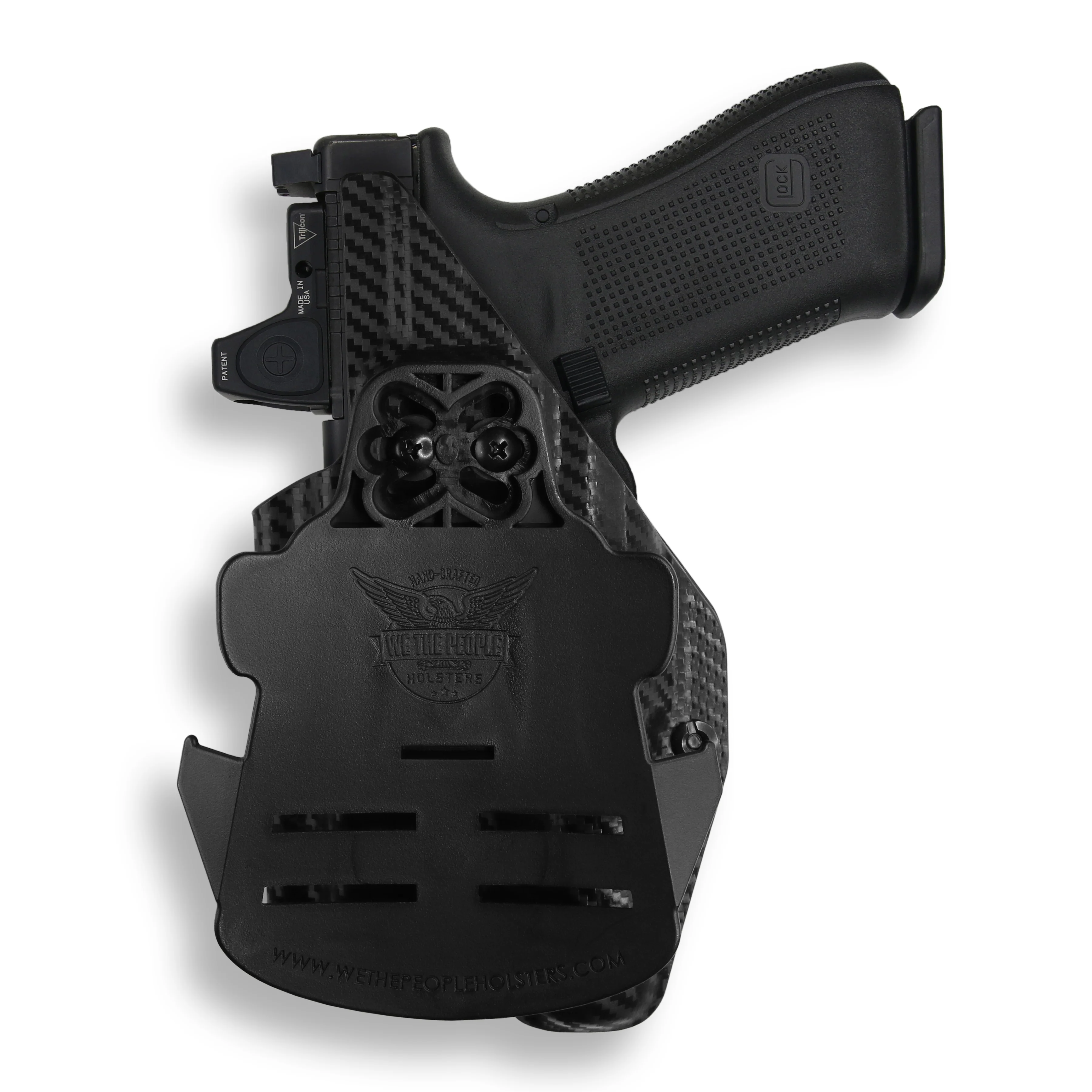 Glock 22 Gen 5 MOS with Streamlight TLR-1/1S/HL Light Red Dot Optic Cut OWB Holster - Image 6