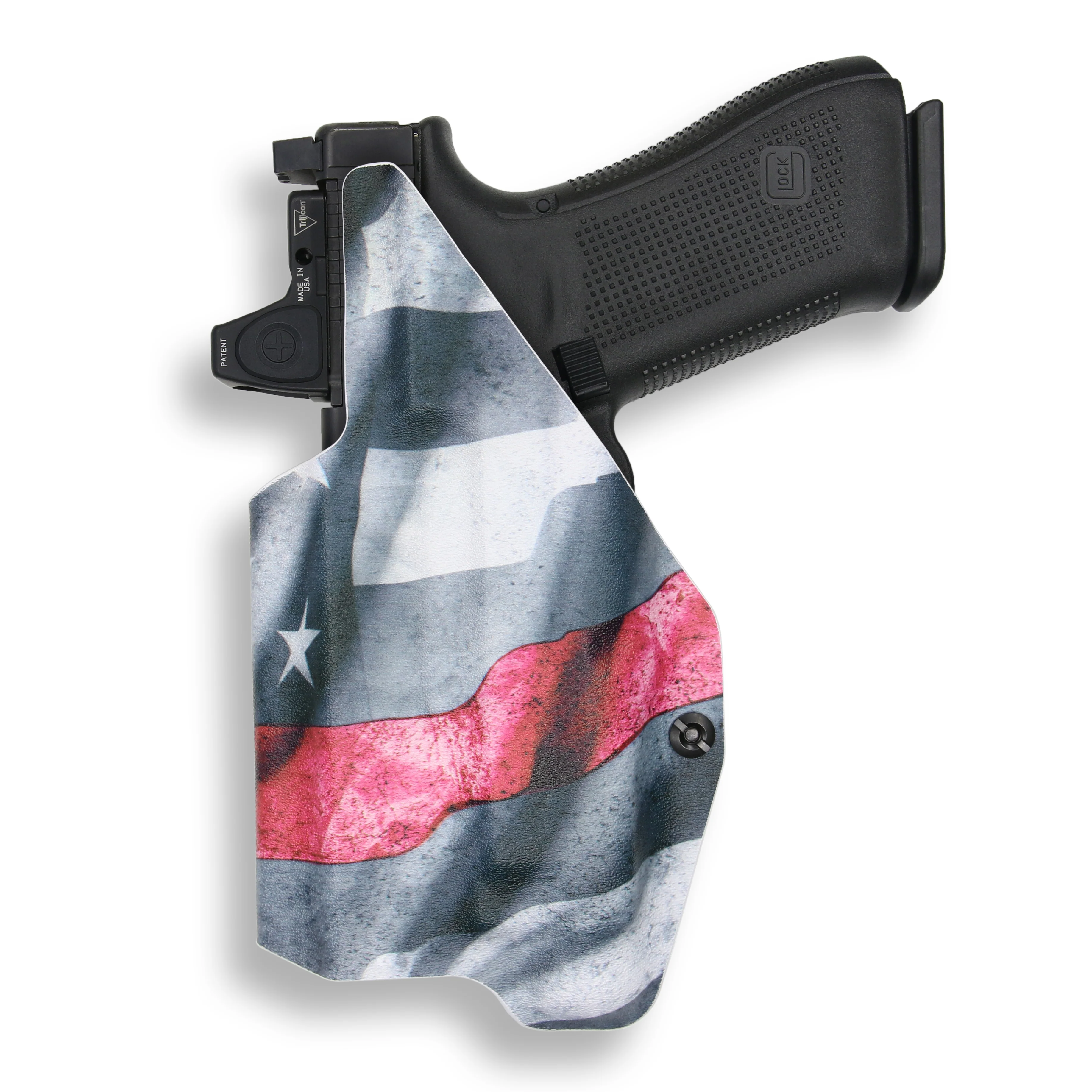 Glock 31 MOS with Streamlight TLR-1/1S/HL Light Red Dot Optic Cut IWB Holster - Image 16