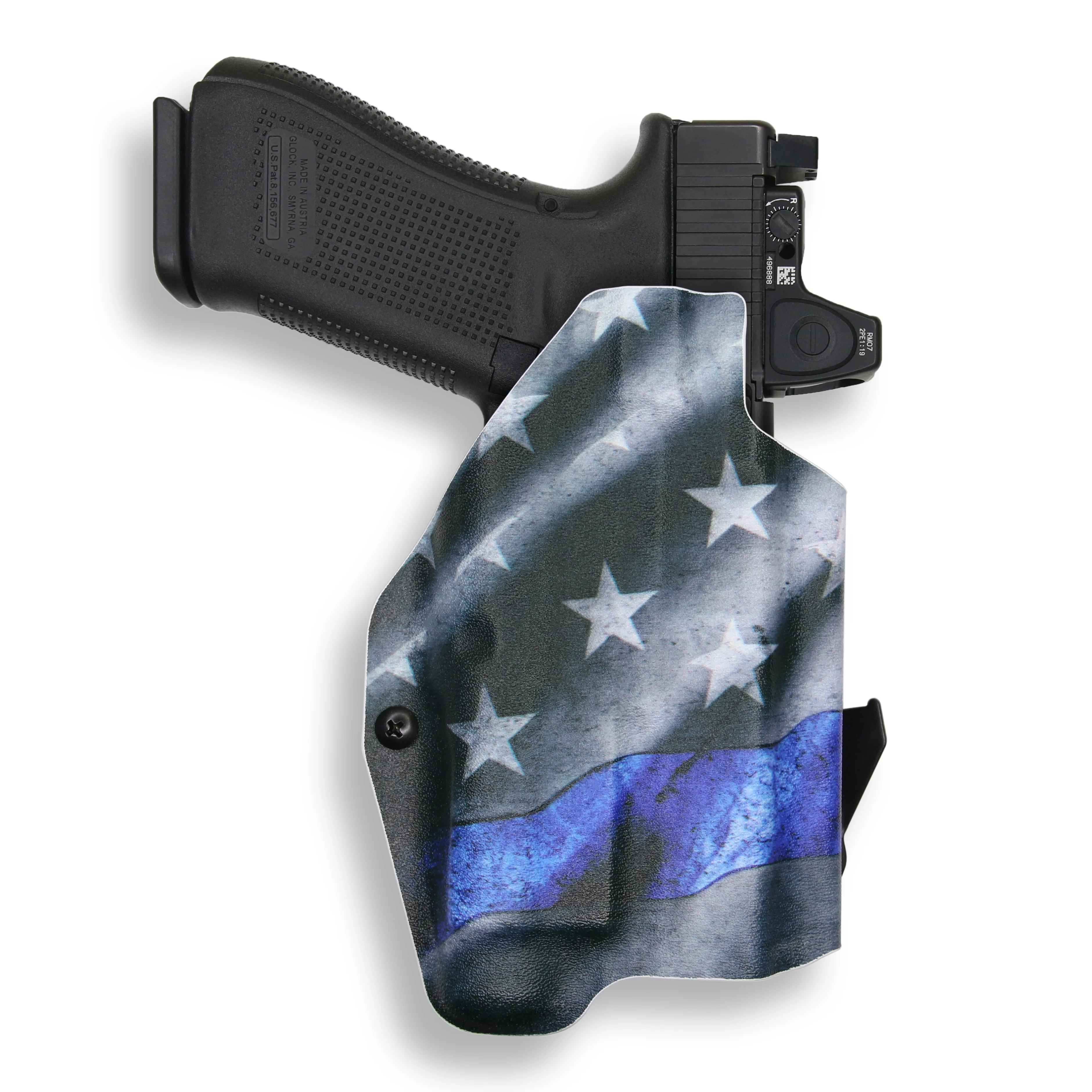 Glock 31 MOS with Streamlight TLR-1/1S/HL Light Red Dot Optic Cut OWB Holster - Image 13