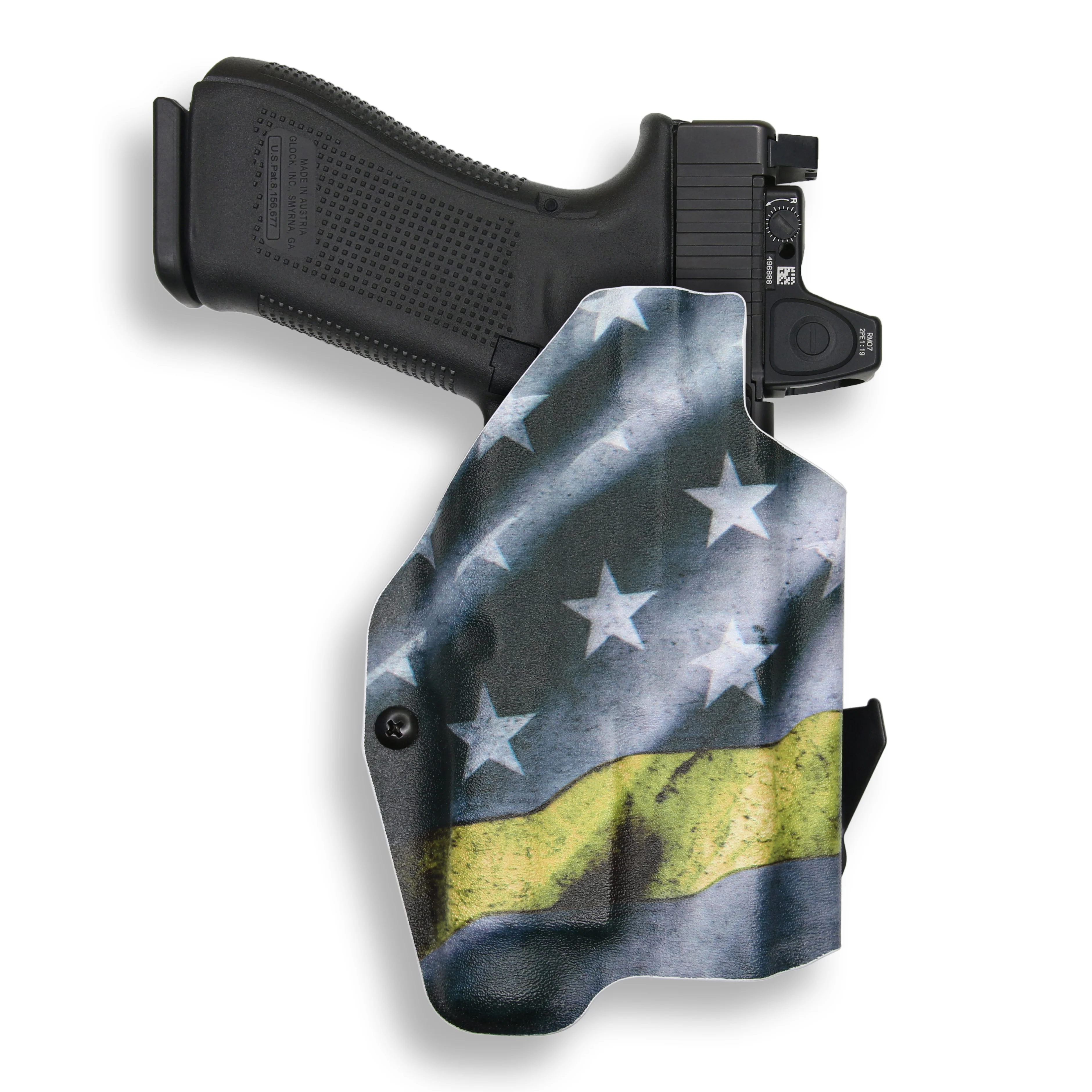 Glock 31 MOS with Streamlight TLR-1/1S/HL Light Red Dot Optic Cut OWB Holster - Image 17