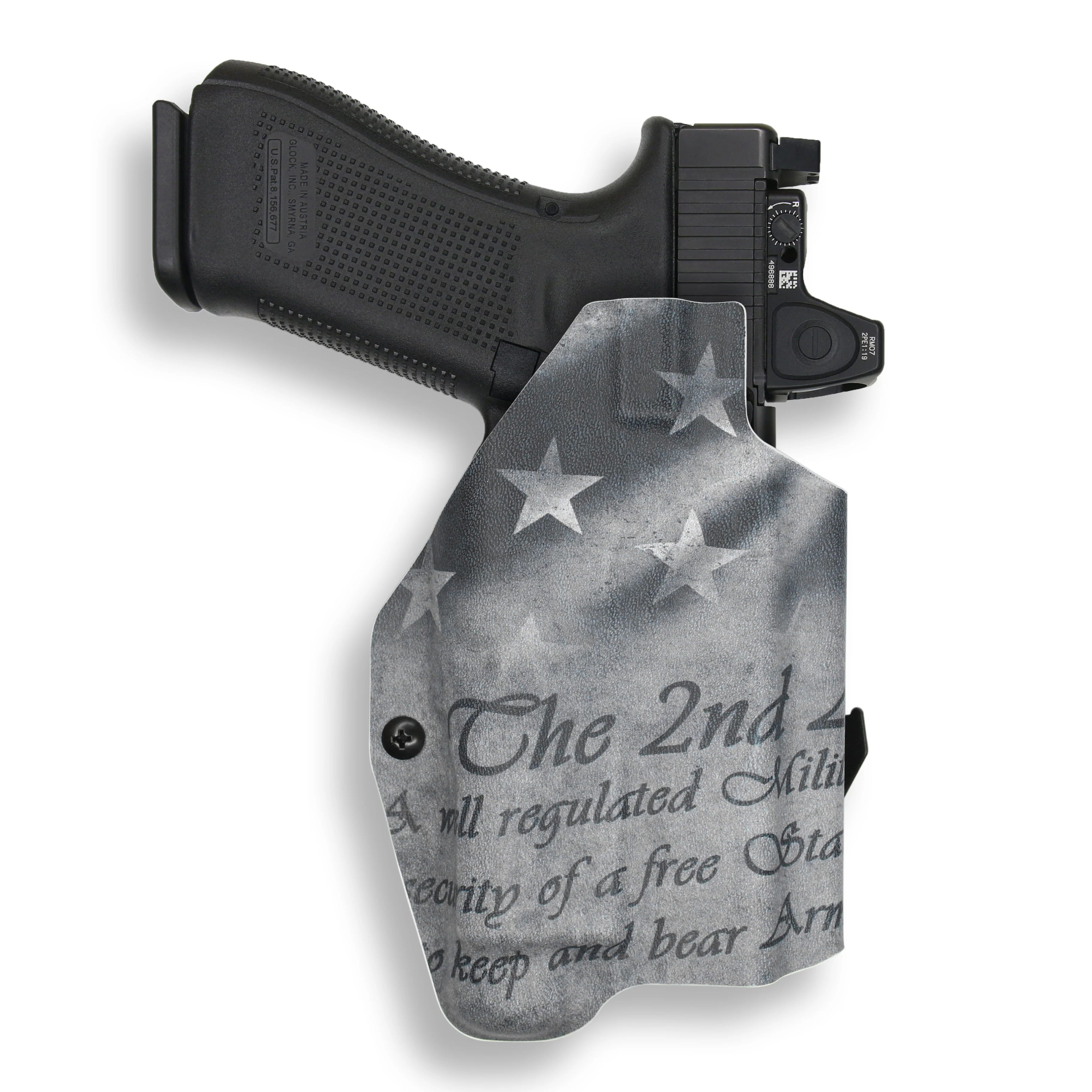 Glock 31 MOS with Streamlight TLR-1/1S/HL Light Red Dot Optic Cut OWB Holster - Image 33