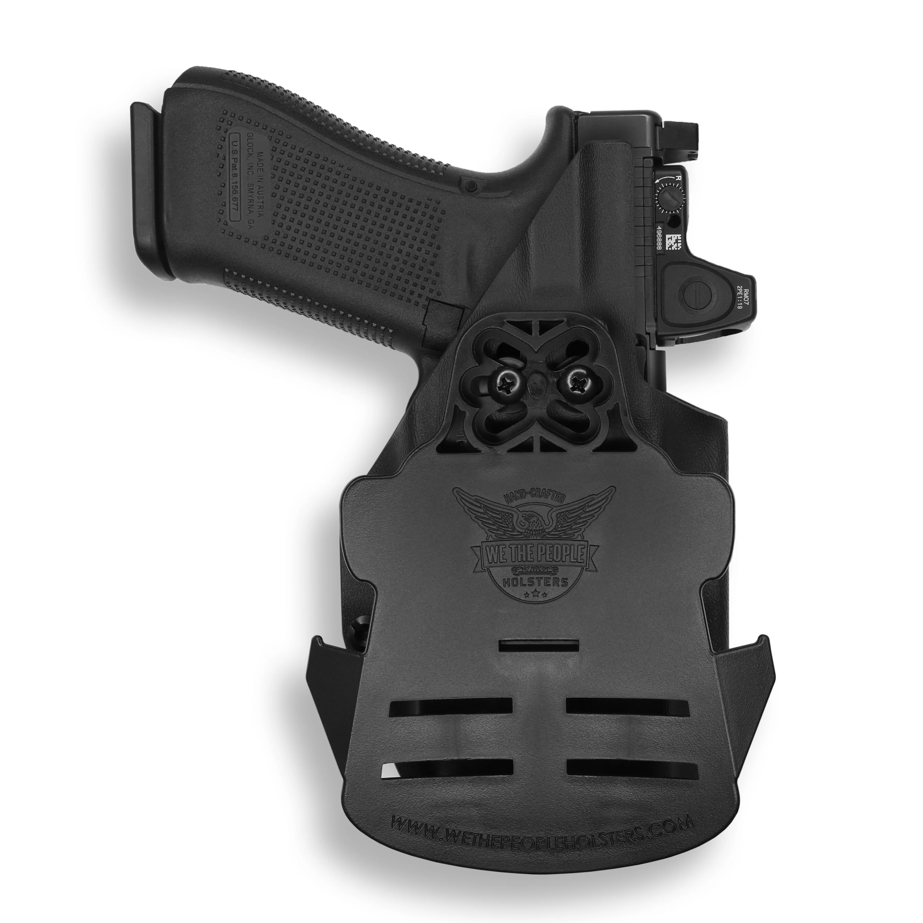 Glock 31 MOS with Streamlight TLR-7/7A/7X Light Red Dot Optic Cut OWB Holster - Image 4