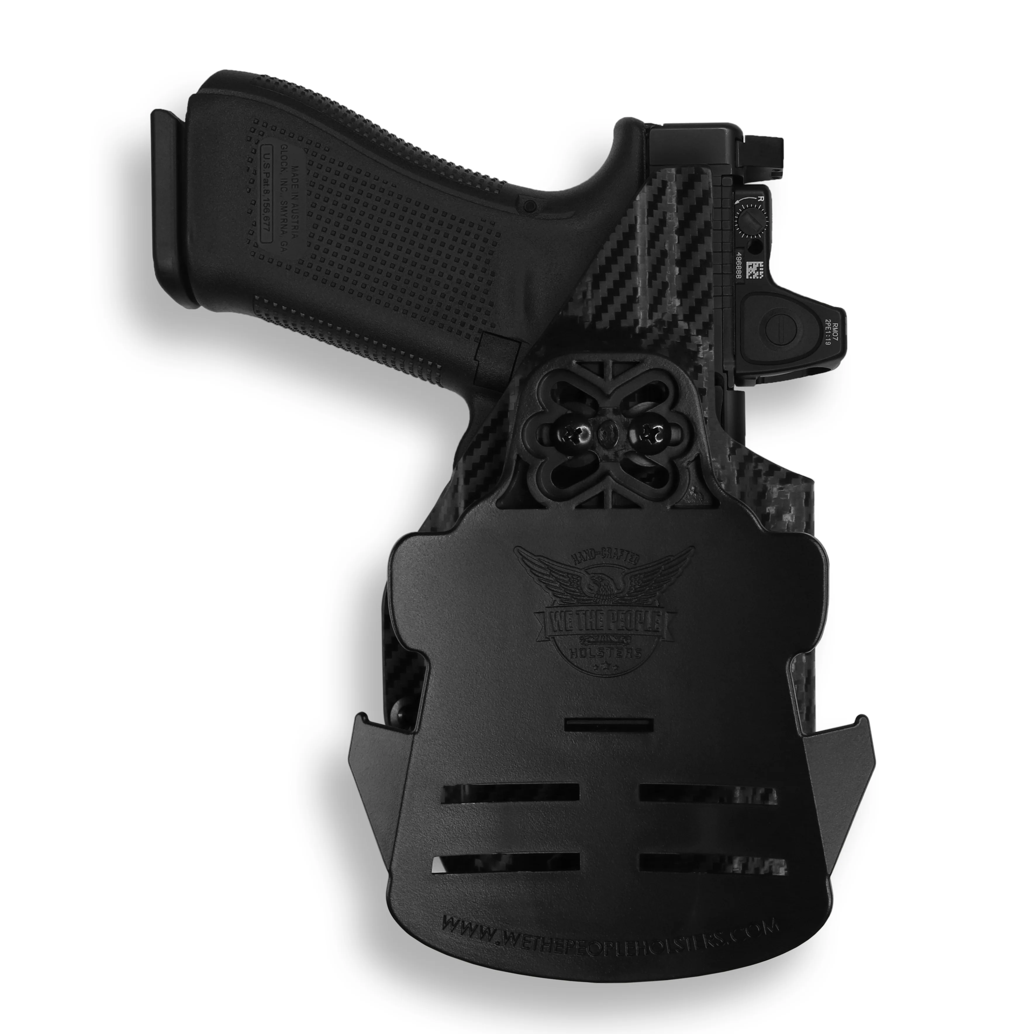 Glock 31 MOS with Streamlight TLR-7/7A/7X Light Red Dot Optic Cut OWB Holster - Image 6