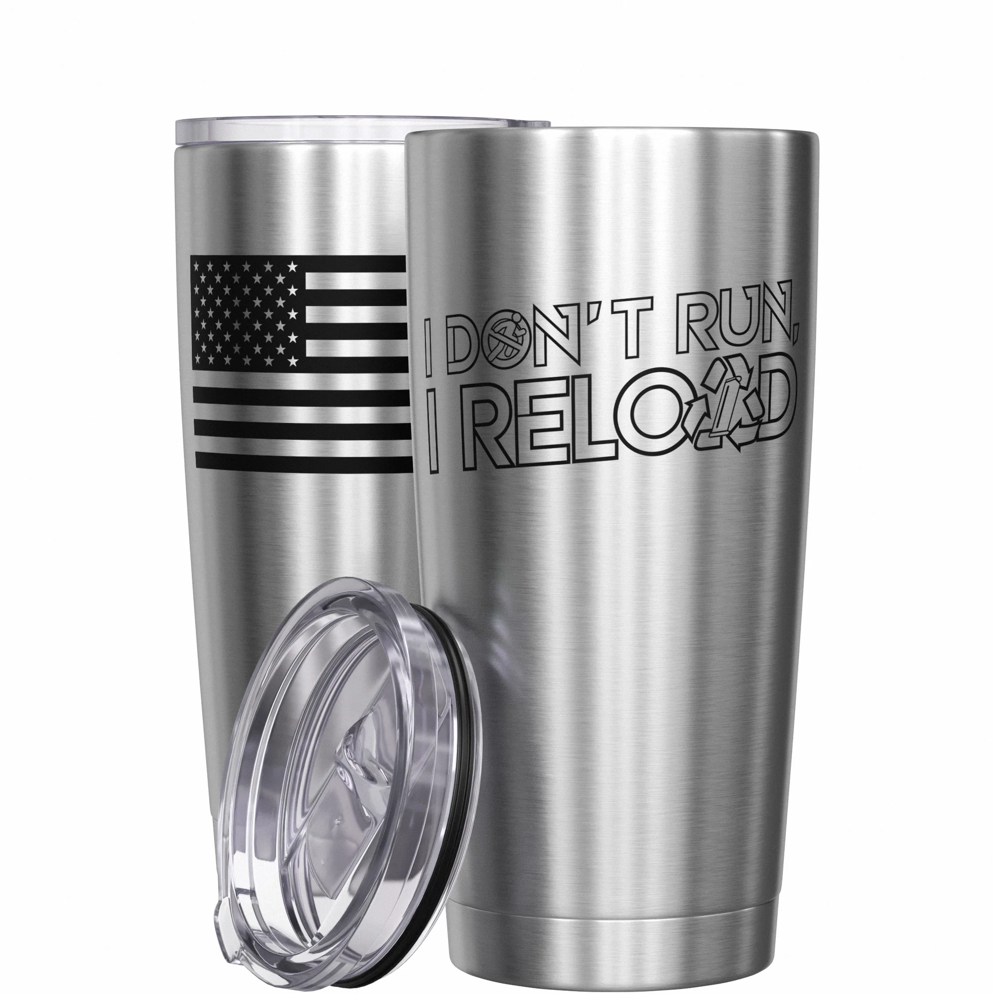 I Don't Run Stainless Steel Tumbler - Image 11