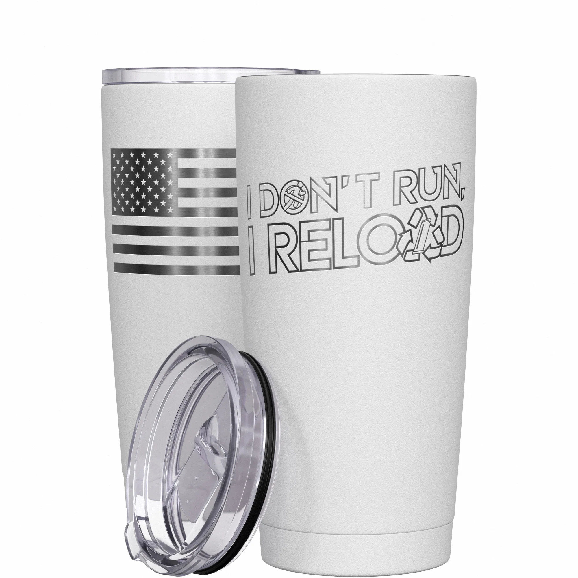 I Don't Run Stainless Steel Tumbler - Image 12