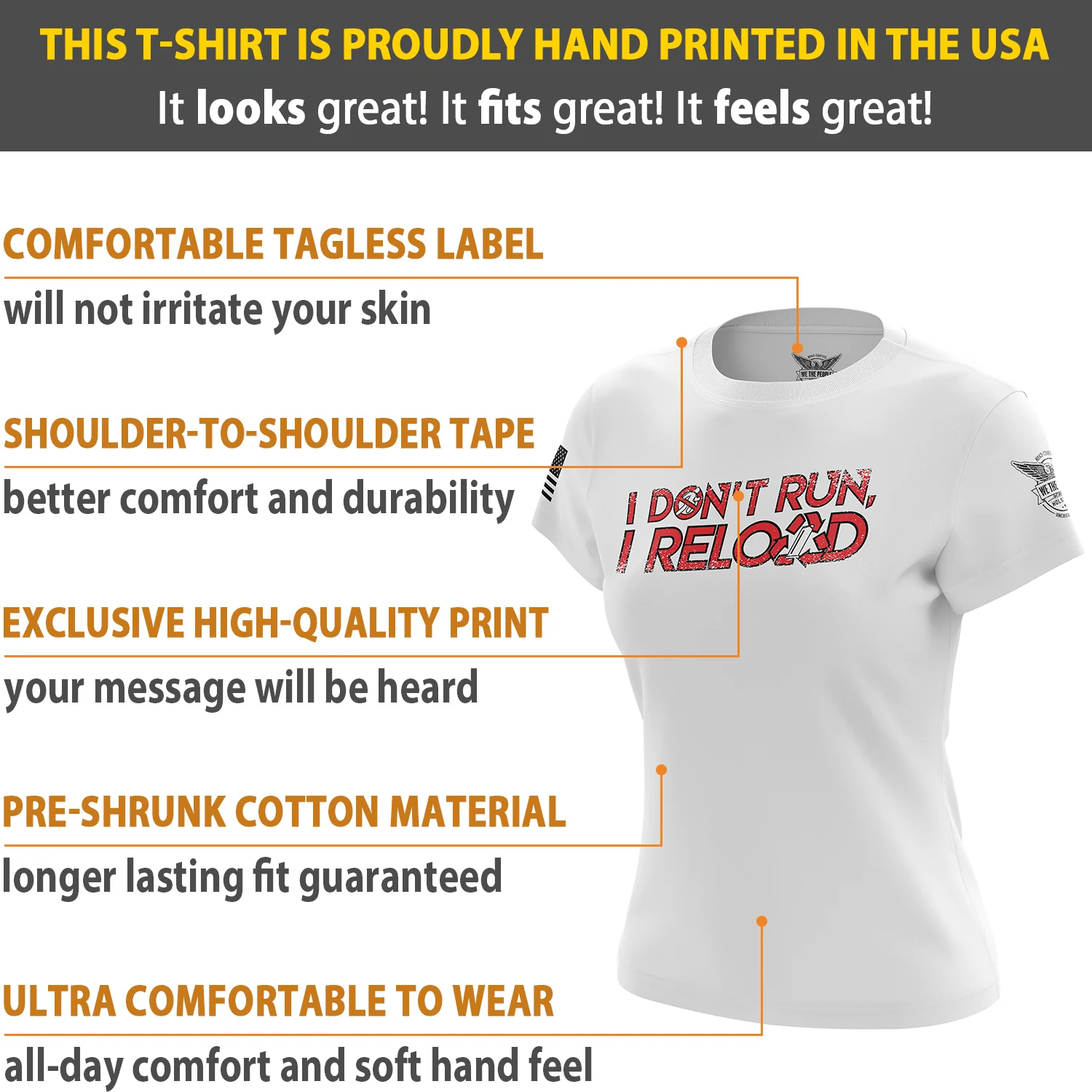 I Don't Run Women's Short Sleeve Shirt - Image 12