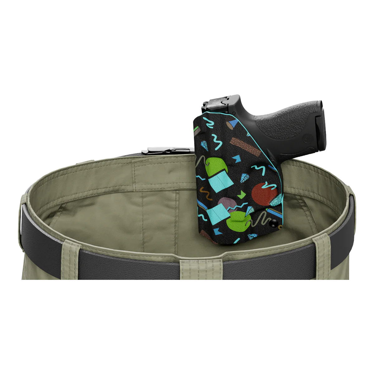 I Love the 90's Custom Printed Holster - IWB Kydex Holster - Image 7