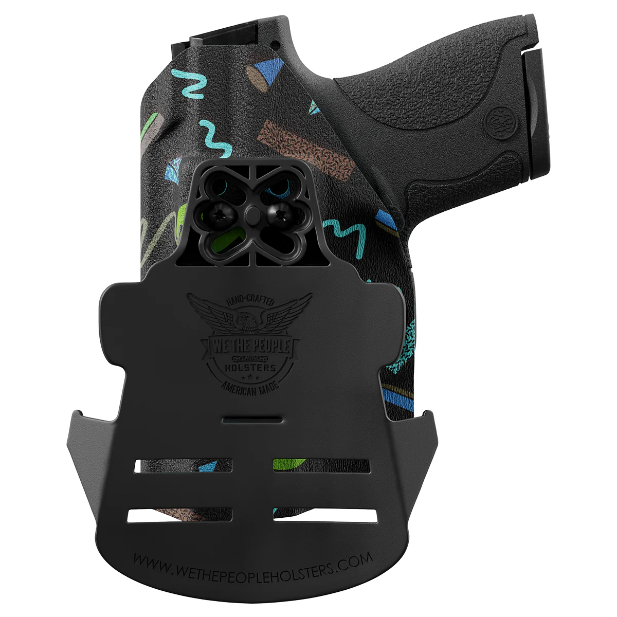 I Love the 90's Custom Printed Holster - OWB Kydex Holster - Image 3