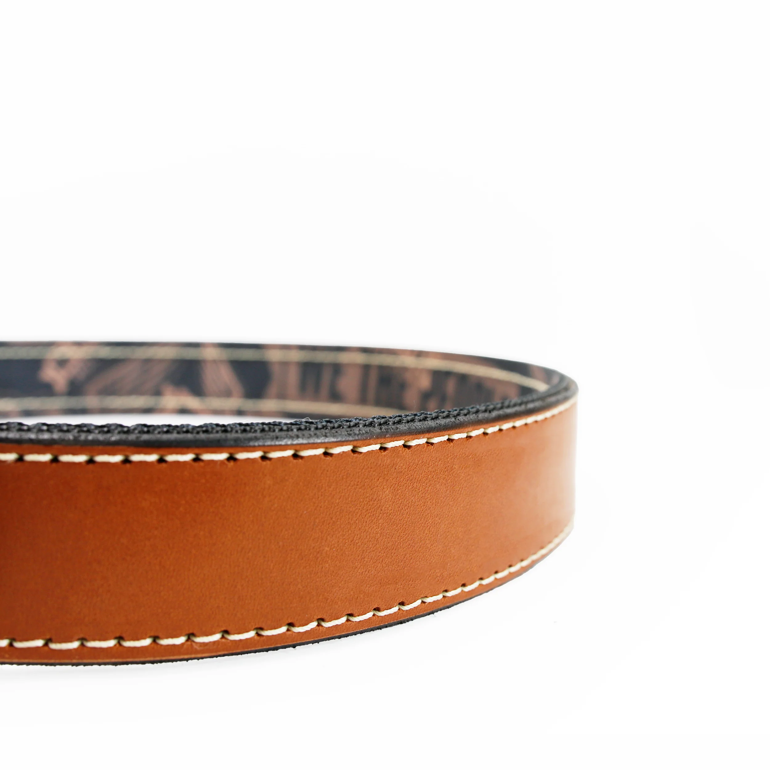 Independence Leather Gun Belt Reinforced with Scuba Nylon - Image 4