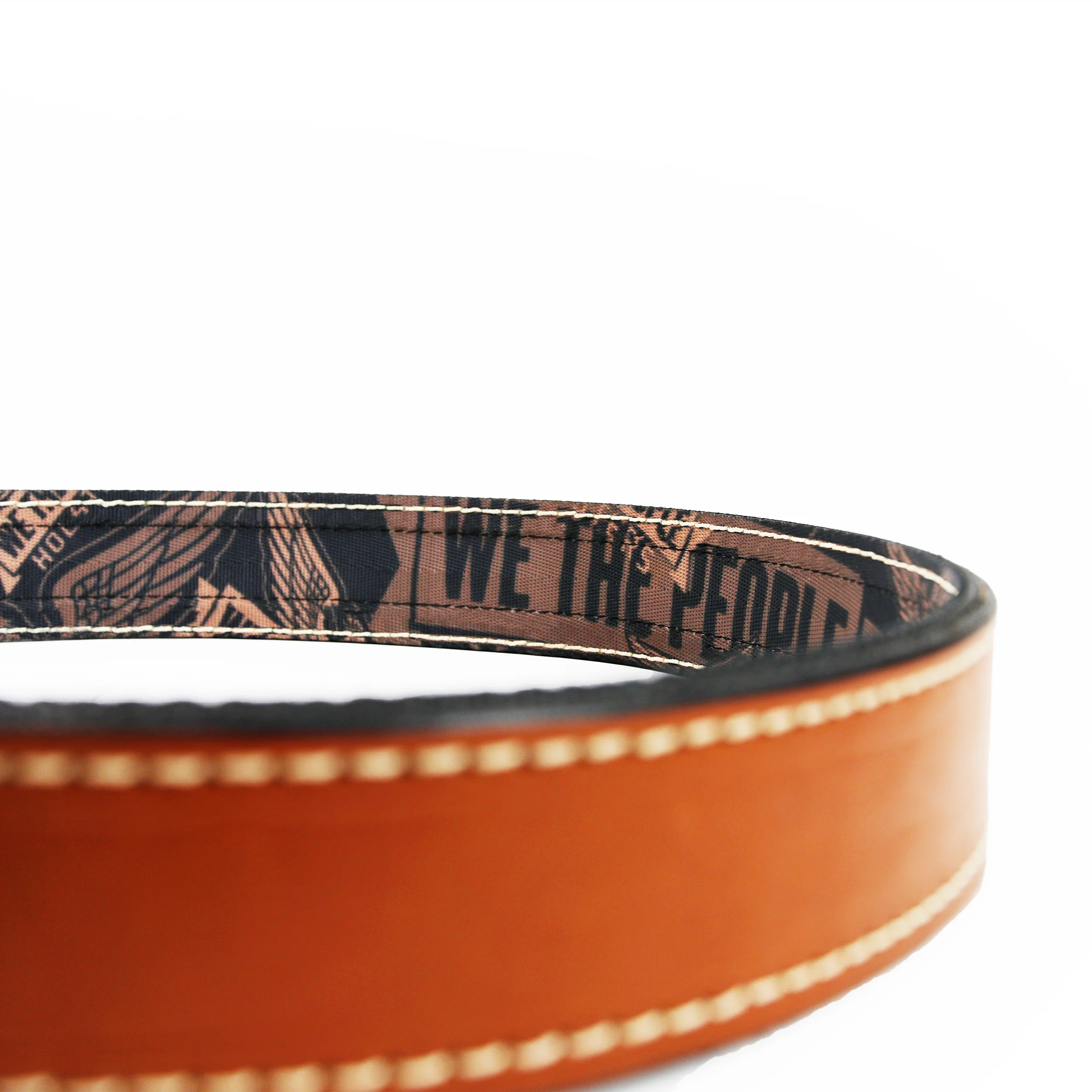 Independence Leather Gun Belt Reinforced with Scuba Nylon - Image 5