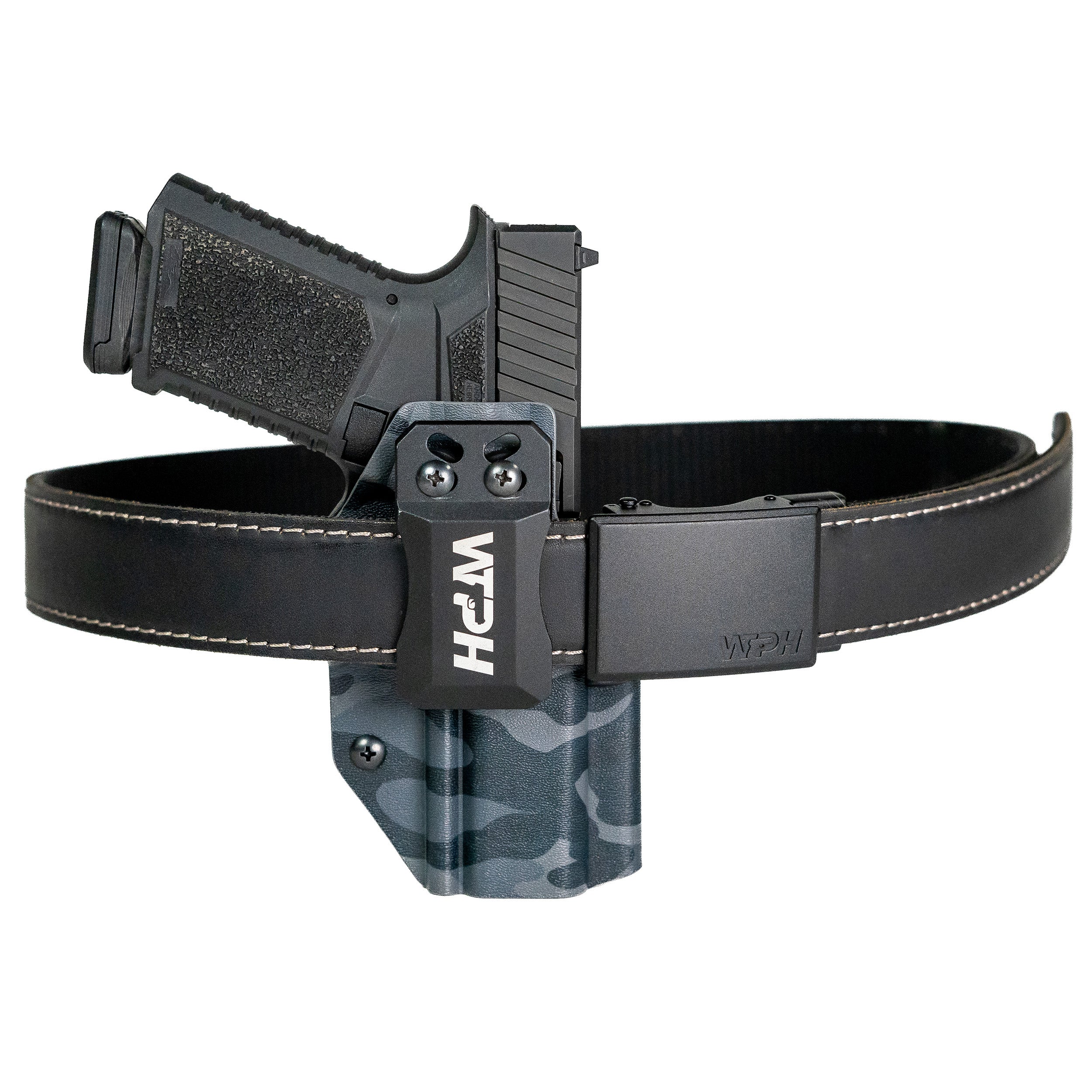Independence Leather Gun Belt with Ratcheting Buckle - Image 3
