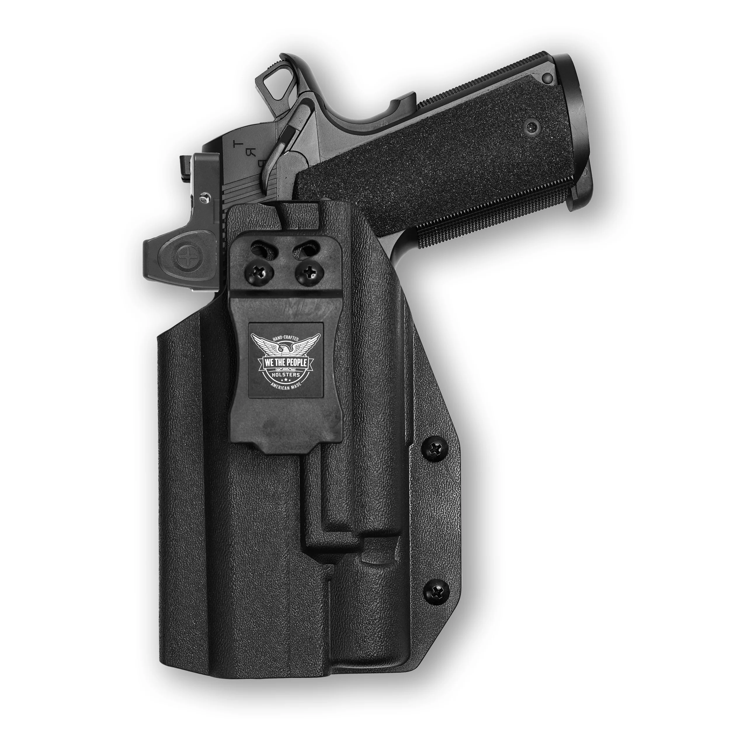 Colt 1911 5" 45ACP with Surefire X300U-A Light Red Dot Optic Cut IWB Holster - Image 3