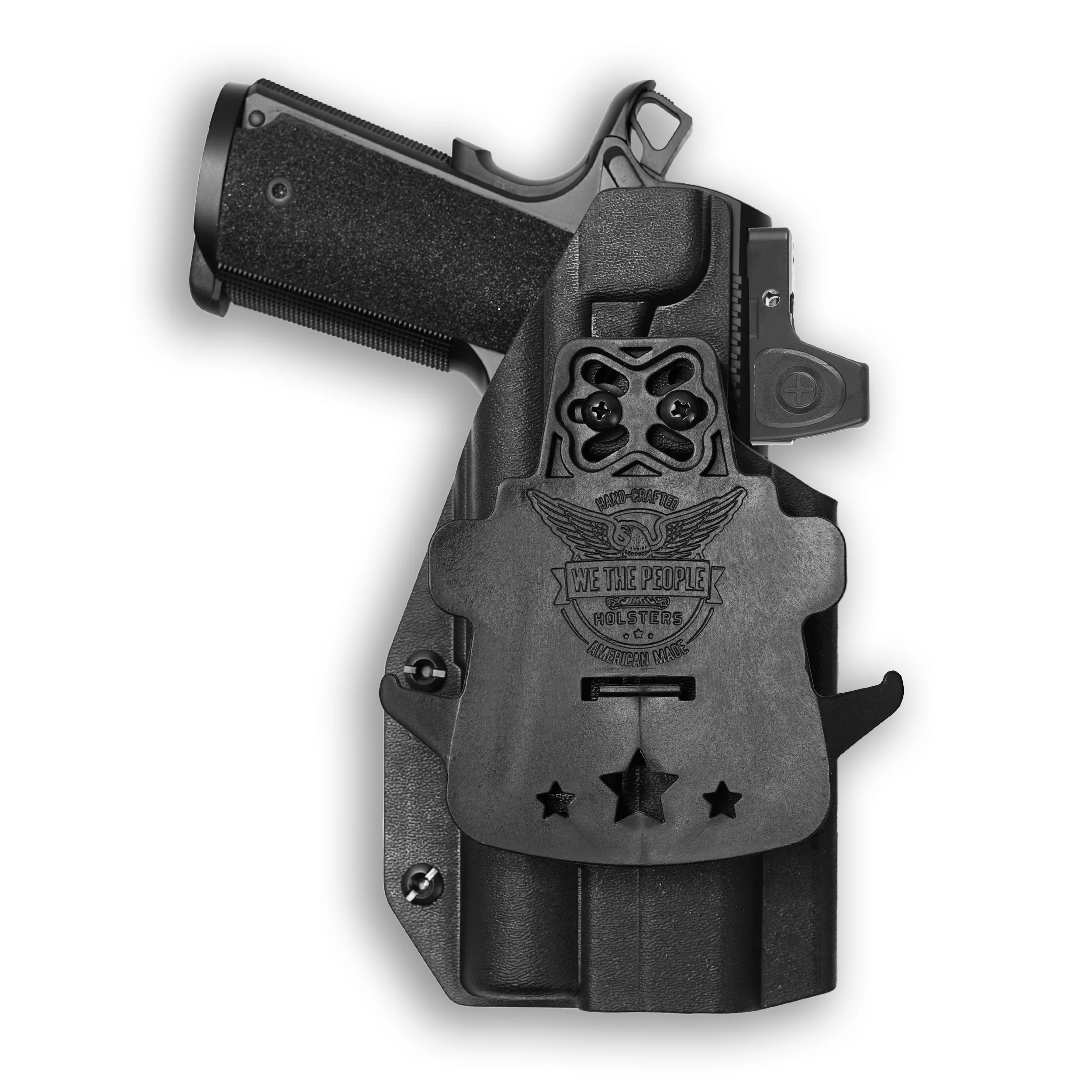 Colt 1911 5" 45ACP with Surefire X300U-A Light Red Dot Optic Cut OWB Holster - Image 4